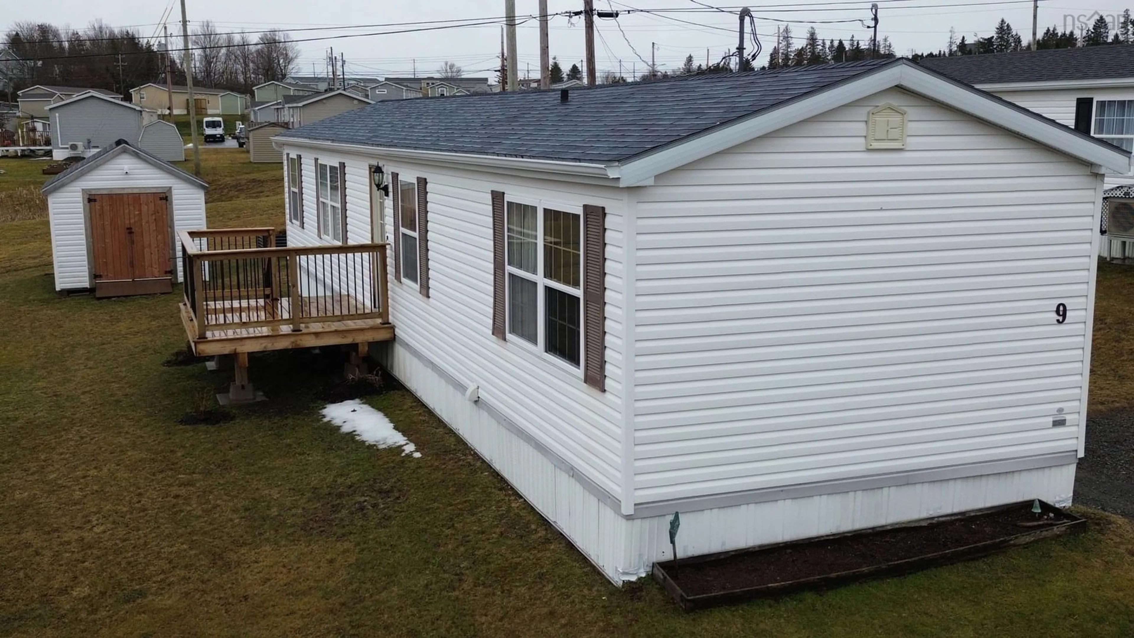 Home with vinyl exterior material, building for 9 Green Hill Dr, West River Nova Scotia B2G 2V9