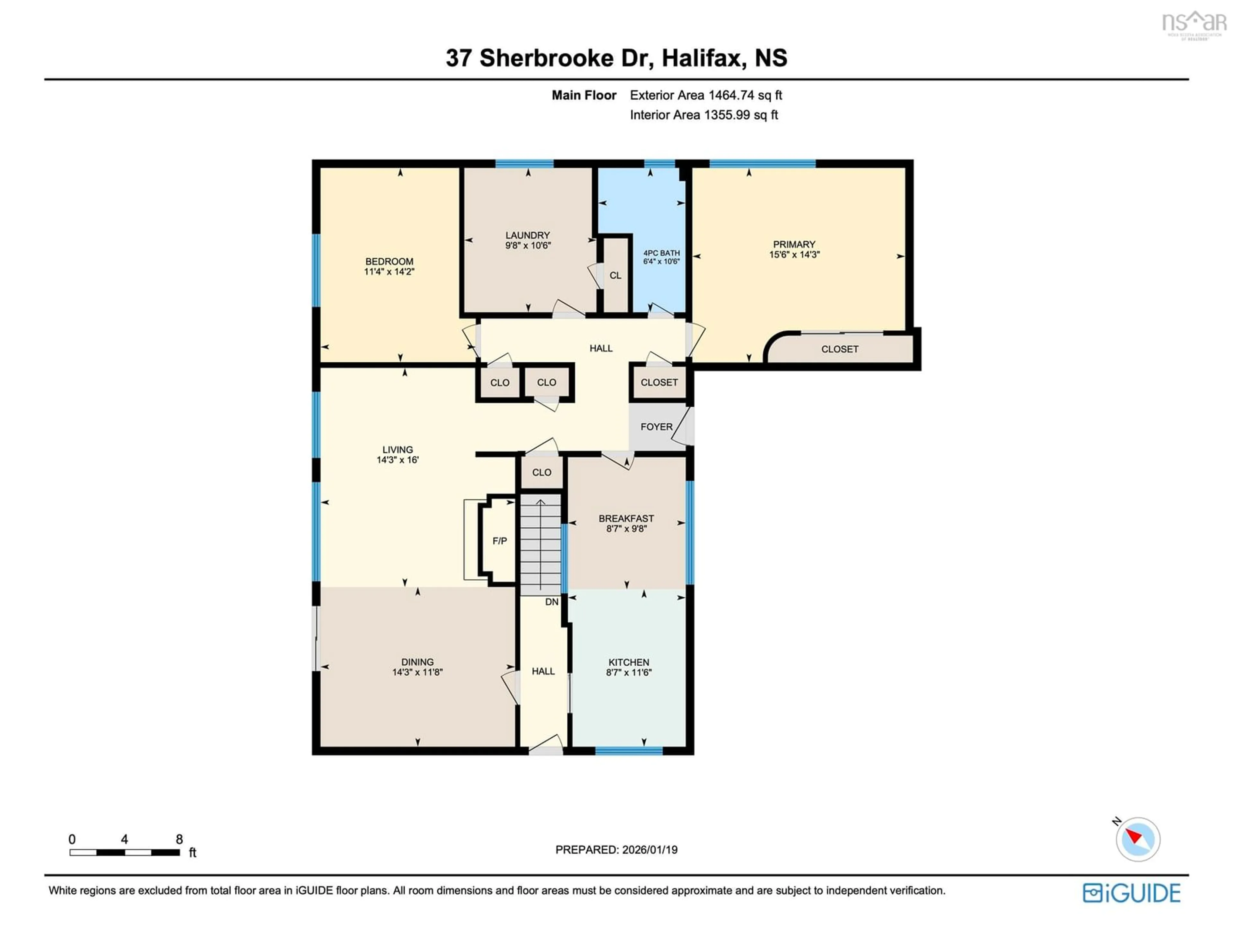 Floor plan for 37 Sherbrooke Dr, Halifax Nova Scotia B3M 1P5