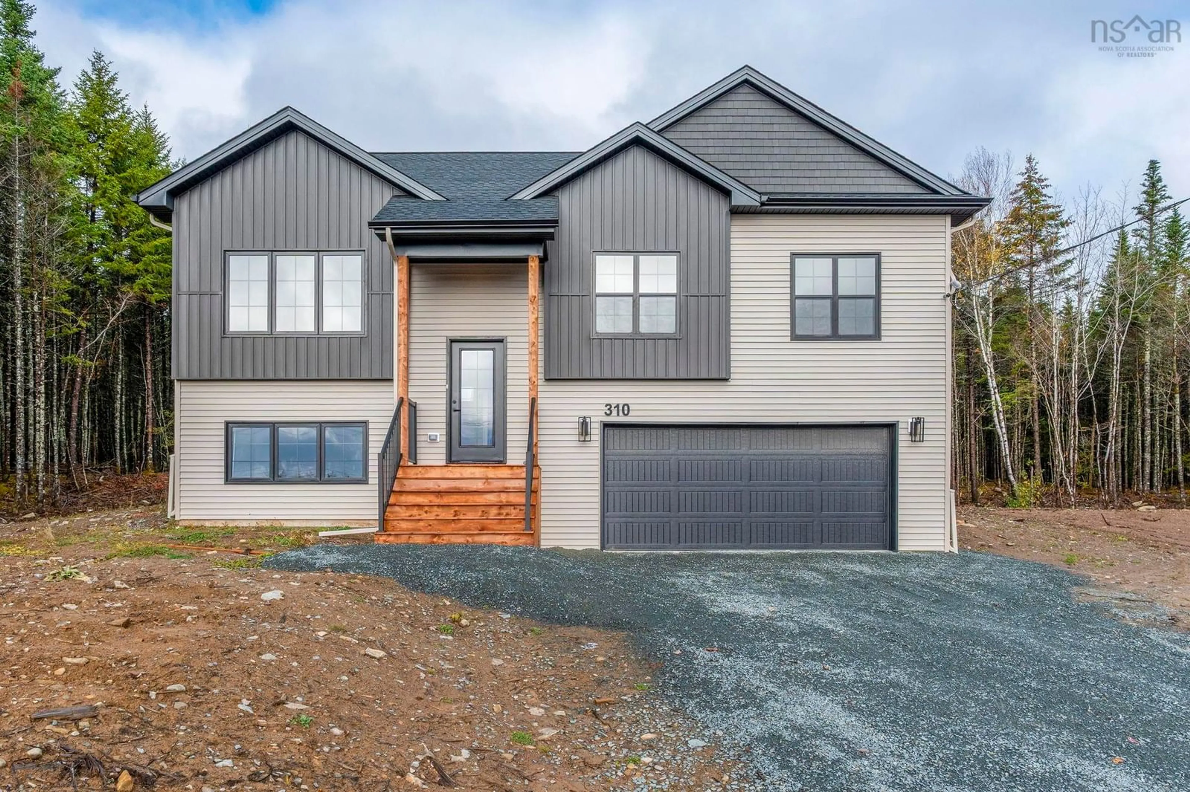 Home with vinyl exterior material, street for Lot 5014 310 Zaffre Dr, Middle Sackville Nova Scotia B4E 0W8