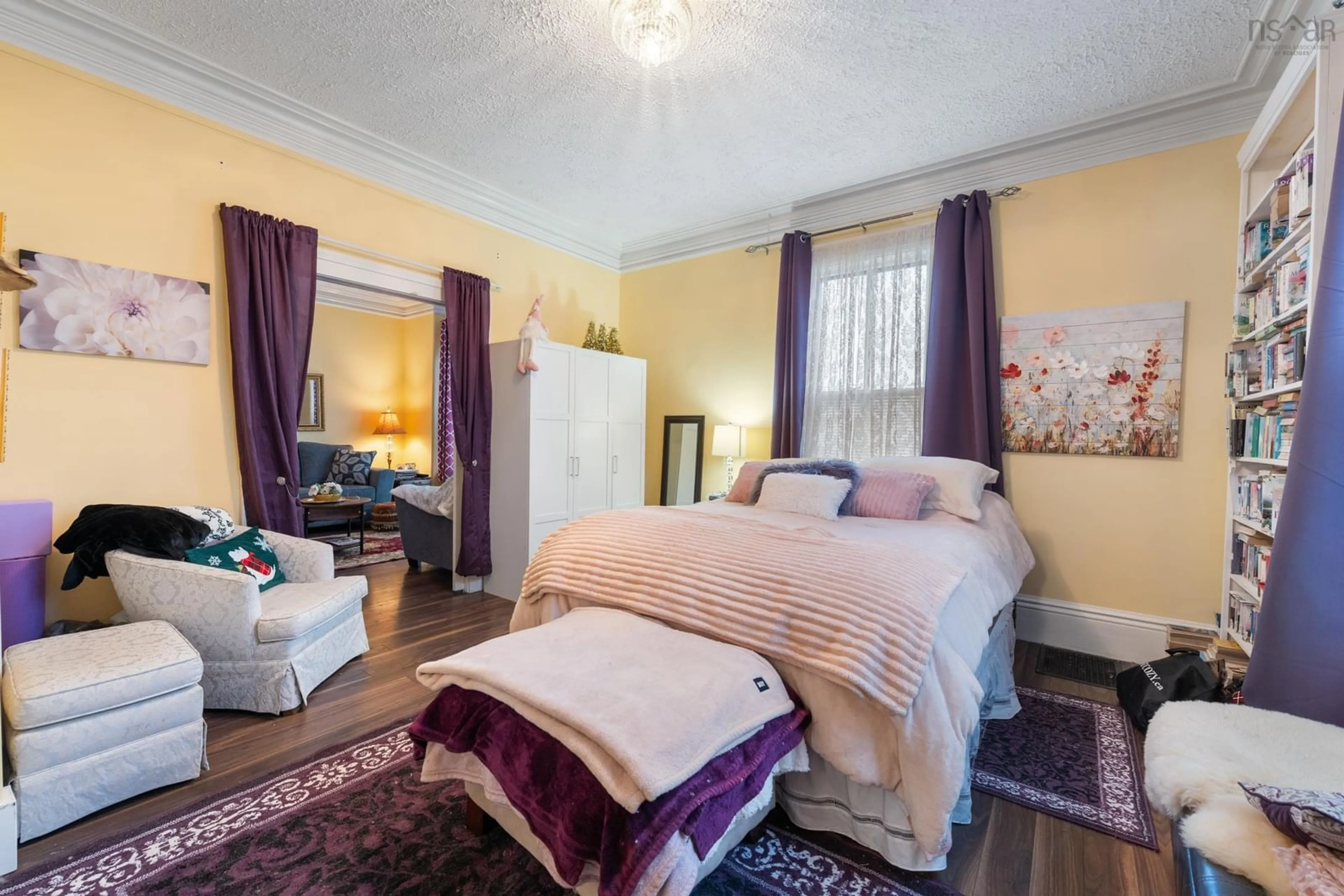 Bedroom with bed, unknown for 45 Alma St, Yarmouth Nova Scotia B5A 3G7