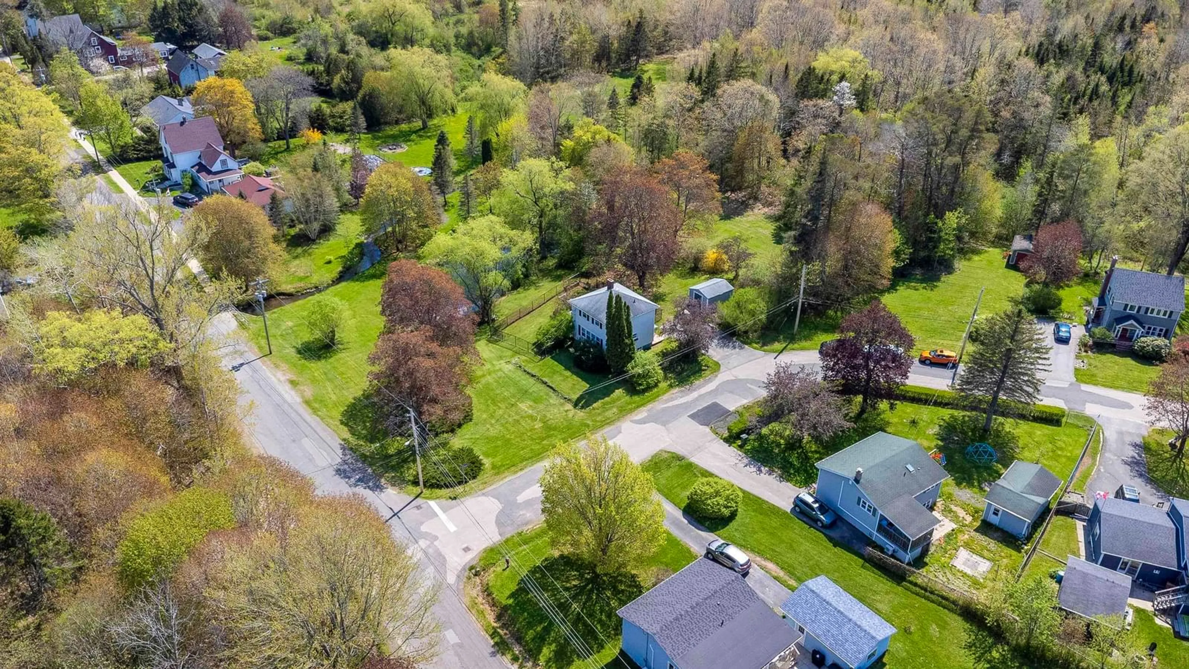 A pic from outside/outdoor area/front of a property/back of a property/a pic from drone, street for 3 Reagh Ave, Middleton Nova Scotia B0S 1P0