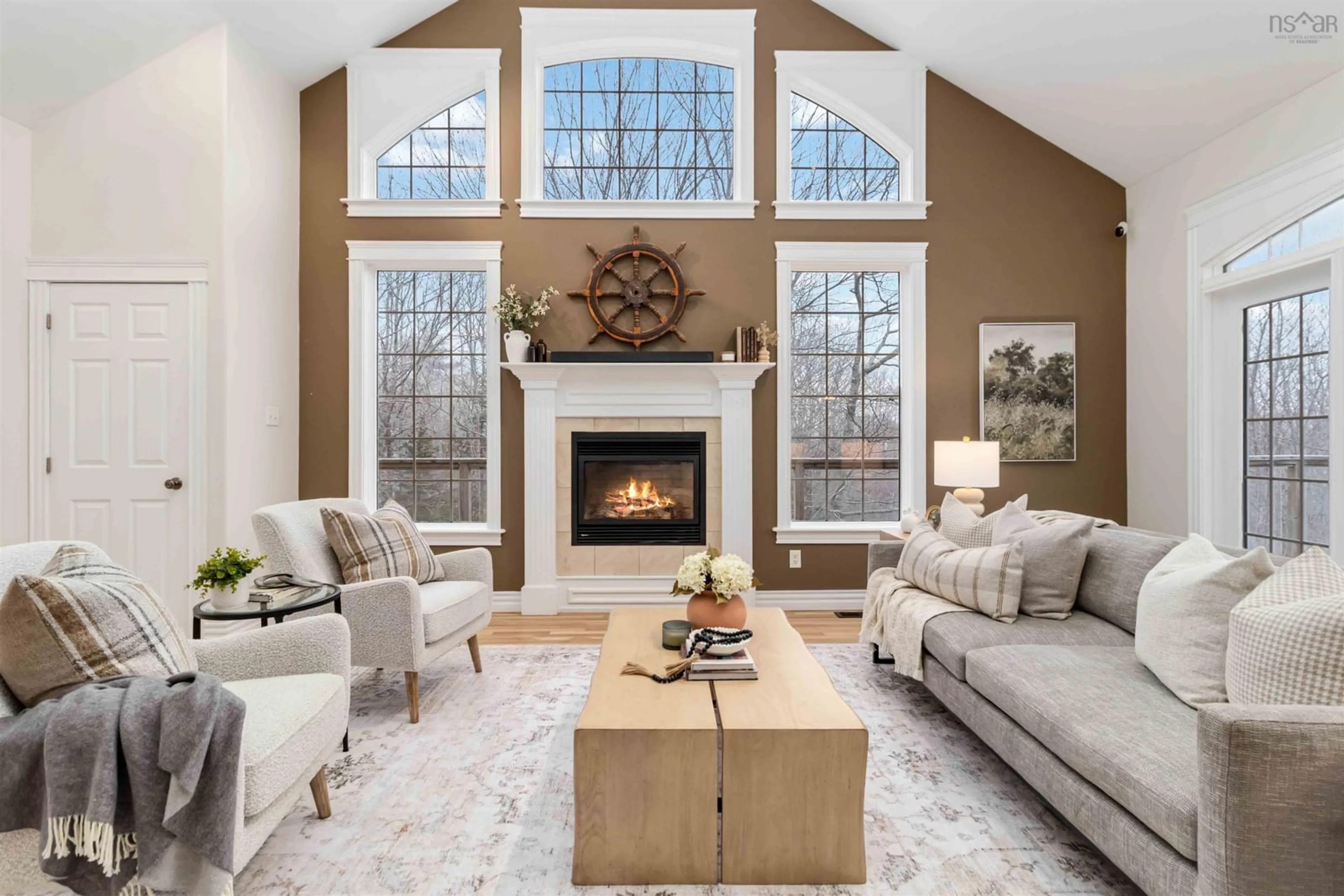 Living room with furniture, unknown for 91 Mount Marina Rd, Fox Point Nova Scotia B0J 1T0