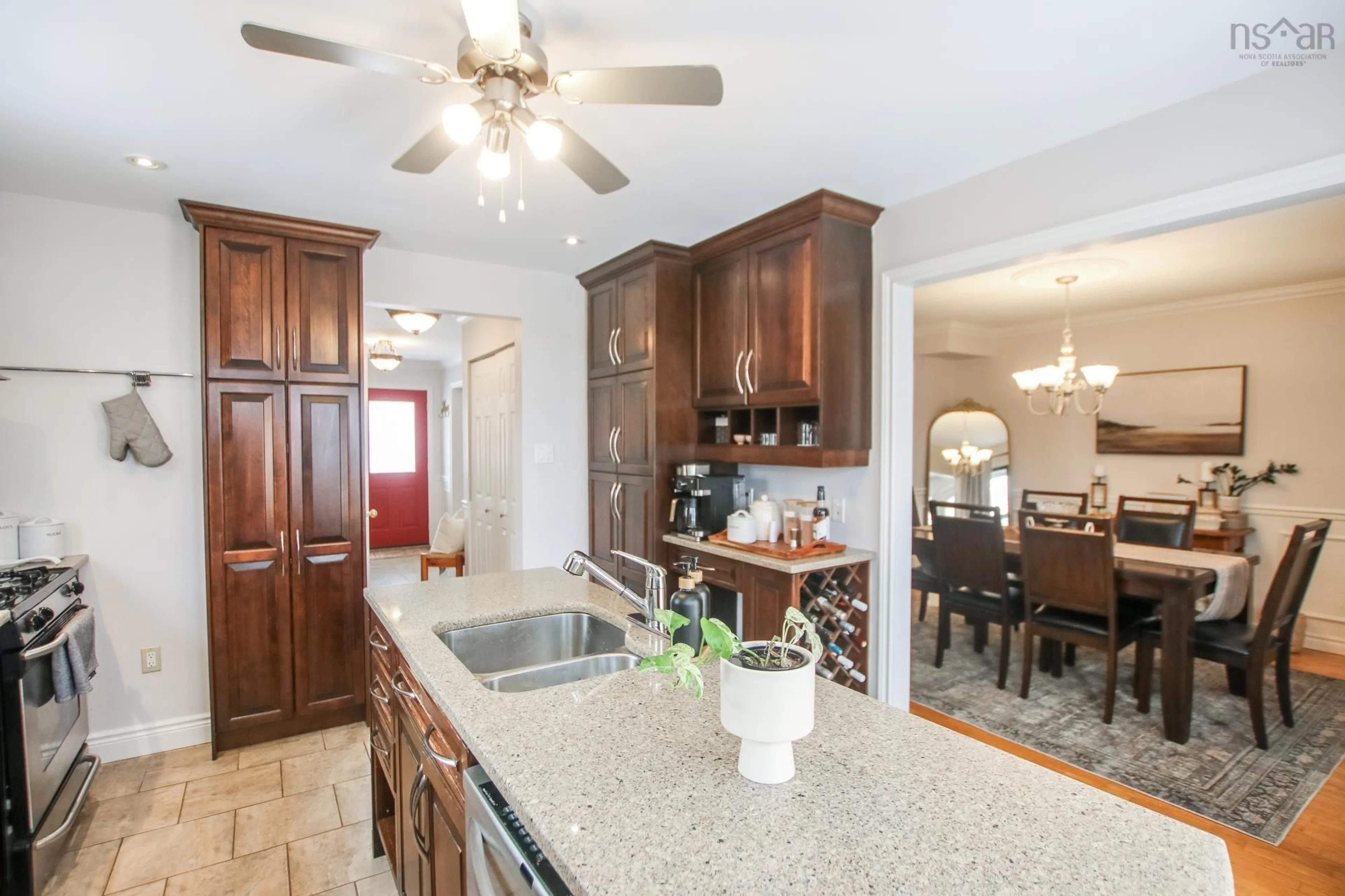 Open concept kitchen, ceramic/tile floor for 194 Auburn Dr, Dartmouth Nova Scotia B2W 6G2