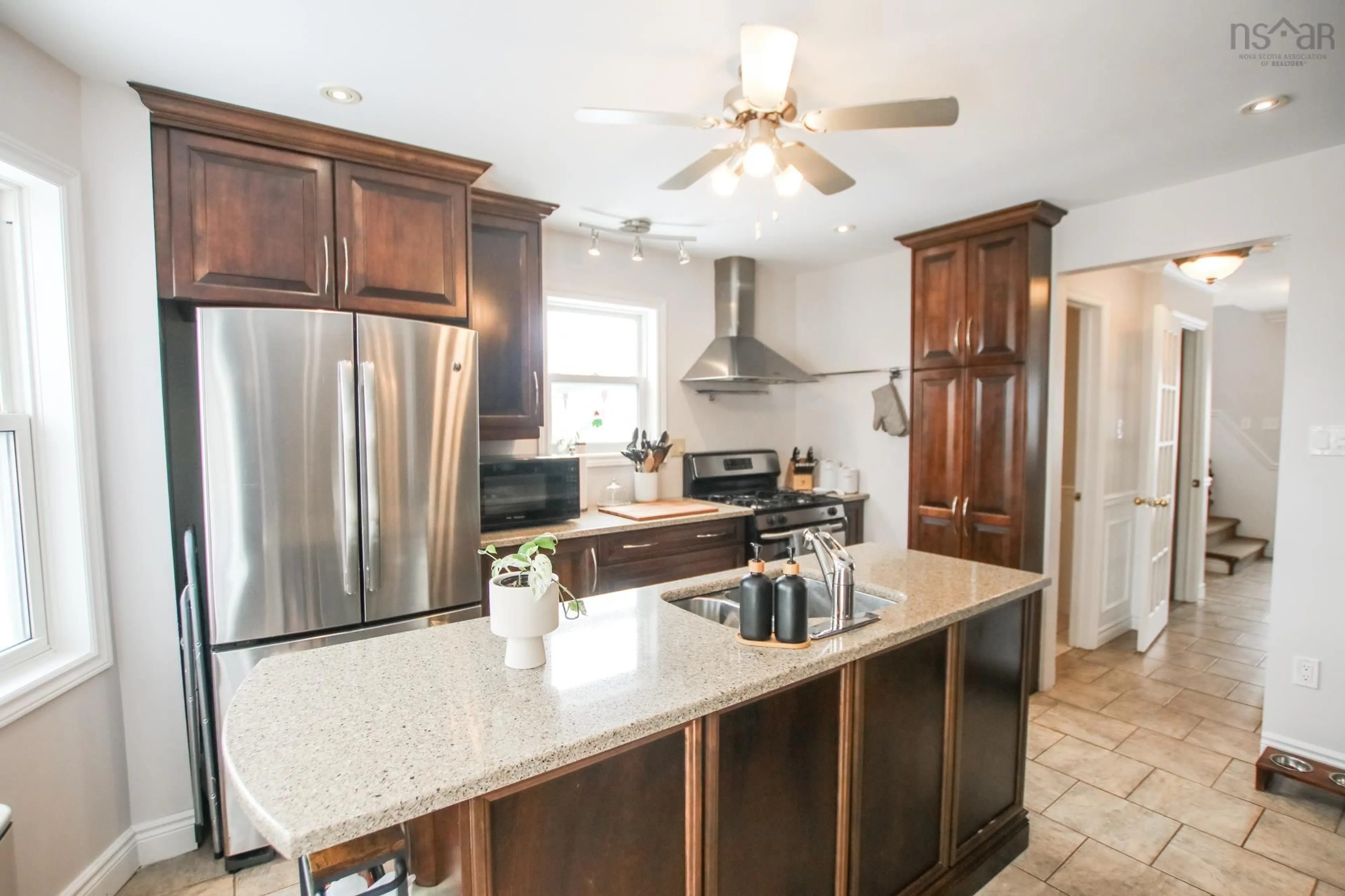 Open concept kitchen, ceramic/tile floor for 194 Auburn Dr, Dartmouth Nova Scotia B2W 6G2