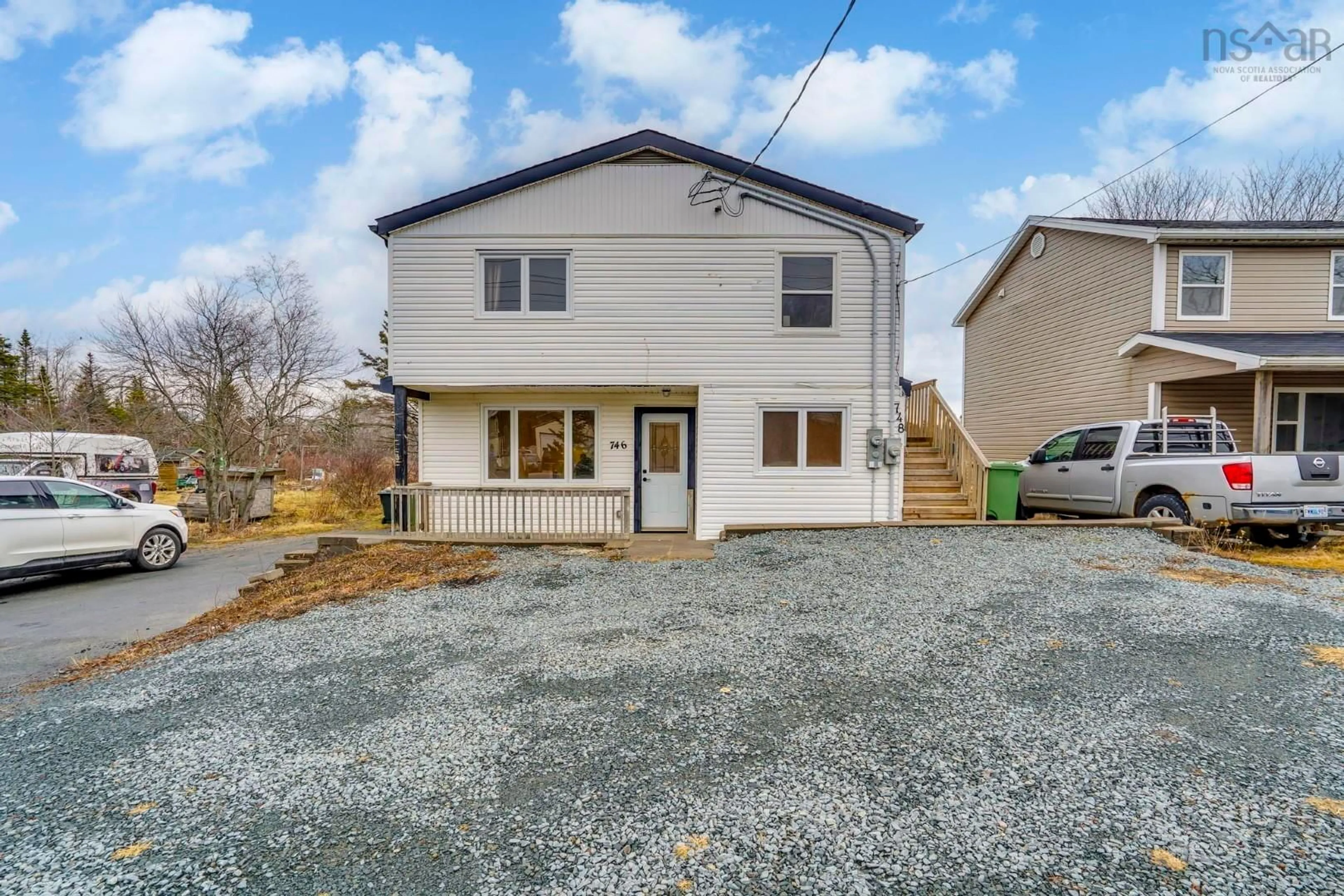 A pic from outside/outdoor area/front of a property/back of a property/a pic from drone, street for 746-748 Old Sambro Rd, Harrietsfield Nova Scotia B3V 1B2