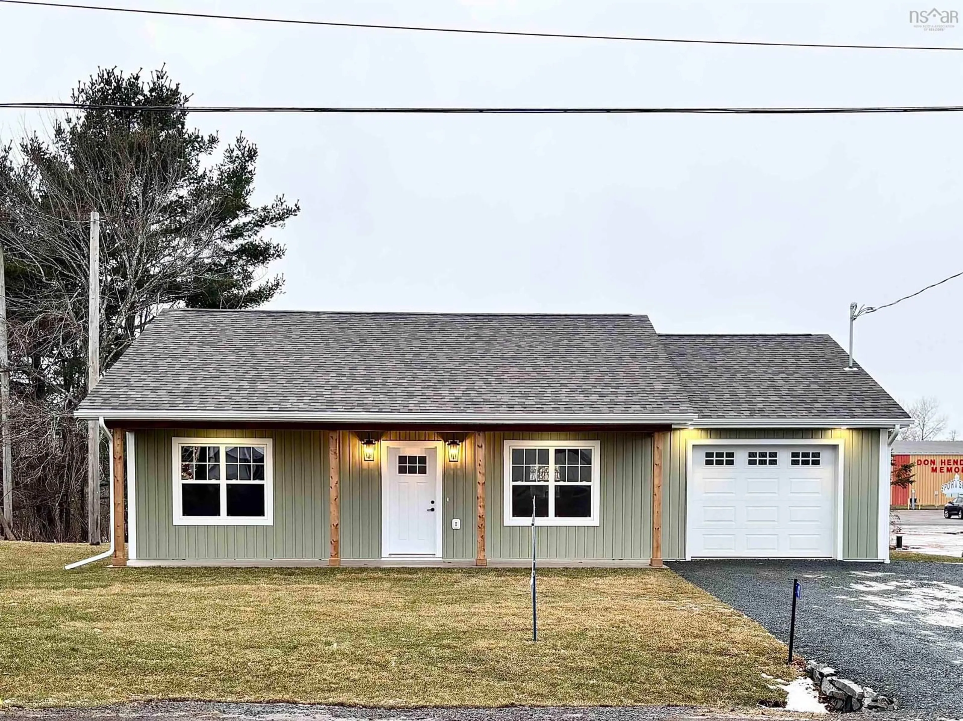 Home with vinyl exterior material, street for 47 Carter Rd, Brookfield Nova Scotia B0N 1C0