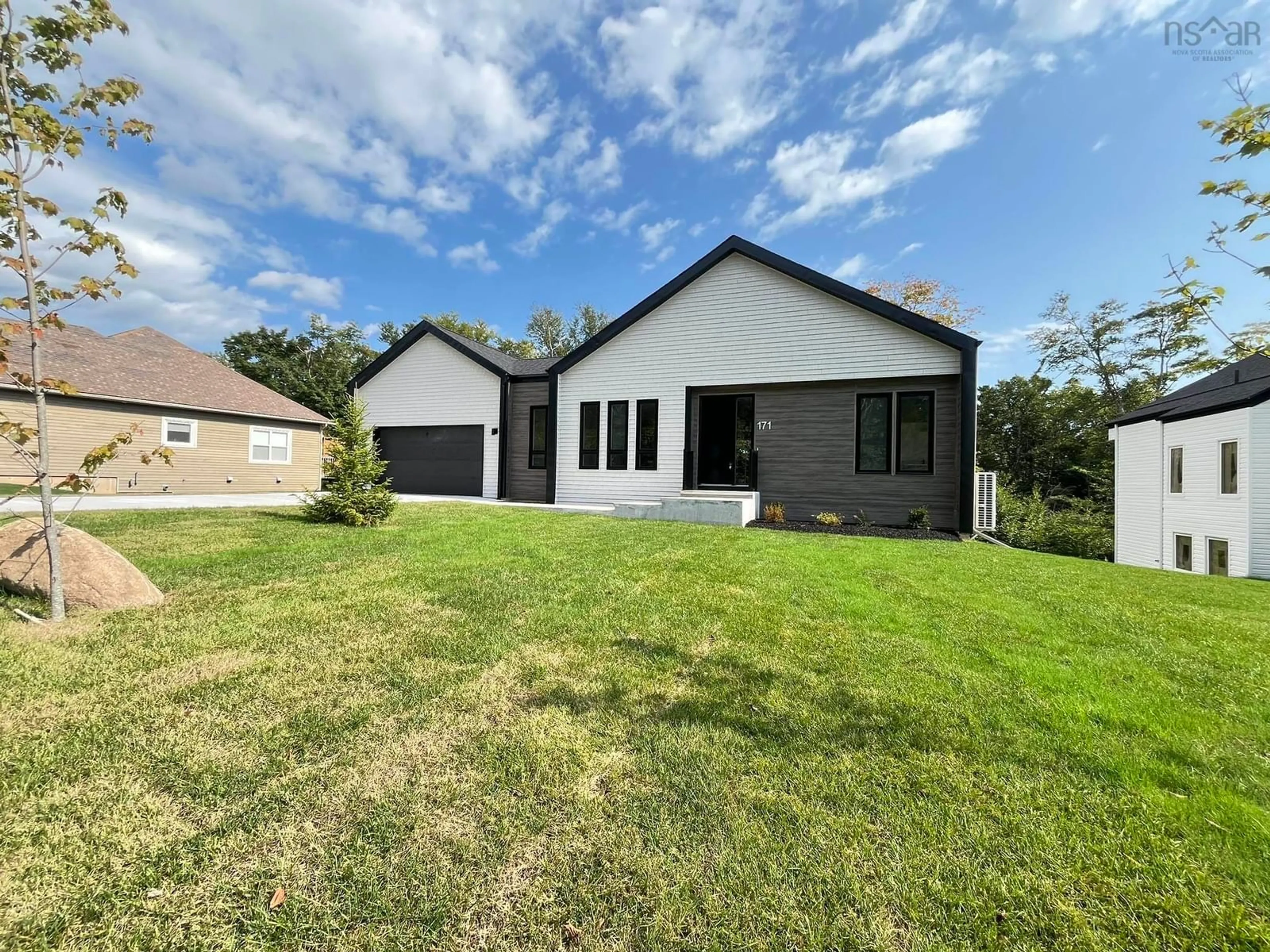 A pic from outside/outdoor area/front of a property/back of a property/a pic from drone, unknown for 171 Carnoustie Dr, Hammonds Plains Nova Scotia B4B 0E5