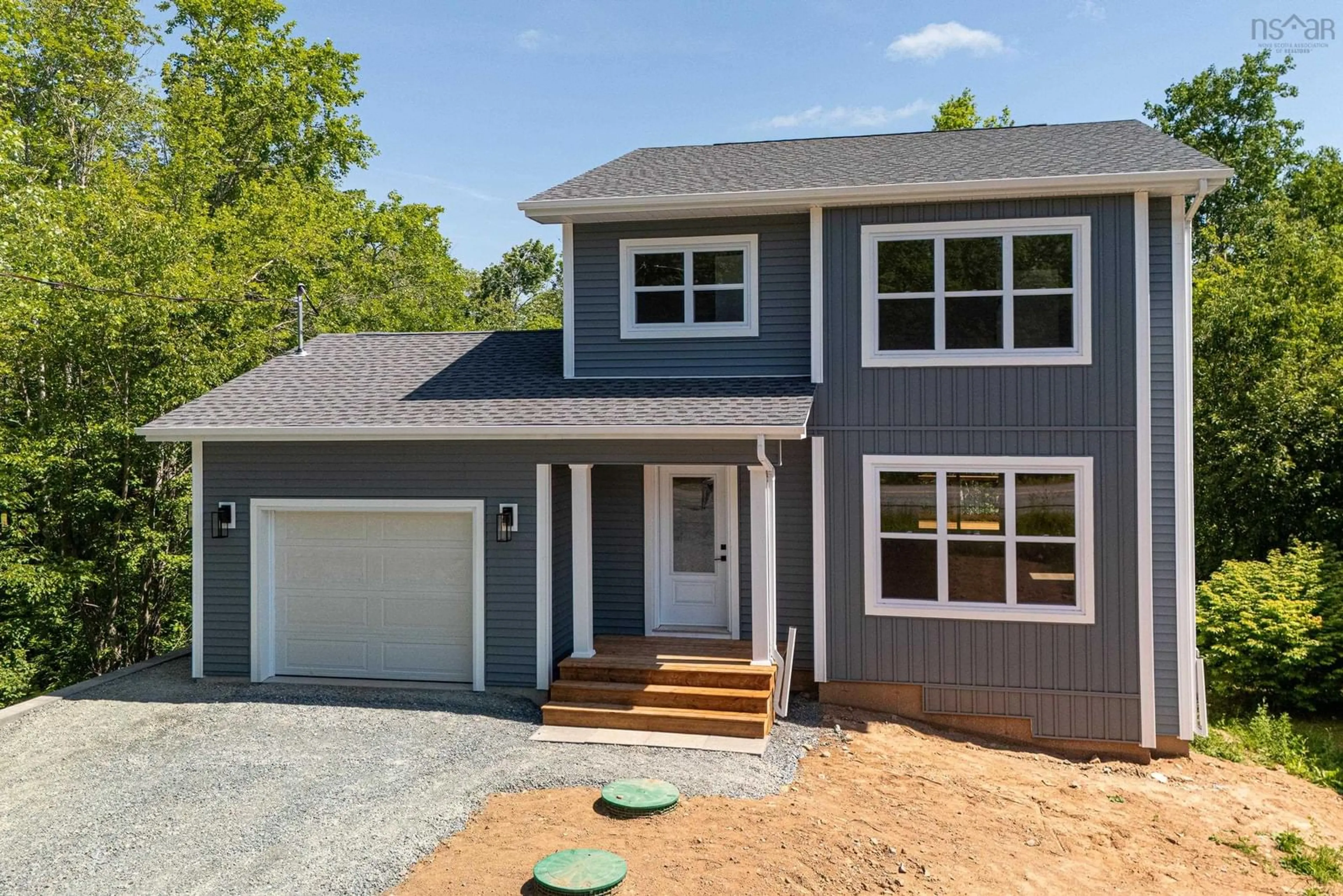 Home with vinyl exterior material, street for 136 Oldham Rd, Enfield Nova Scotia B2T 1E2