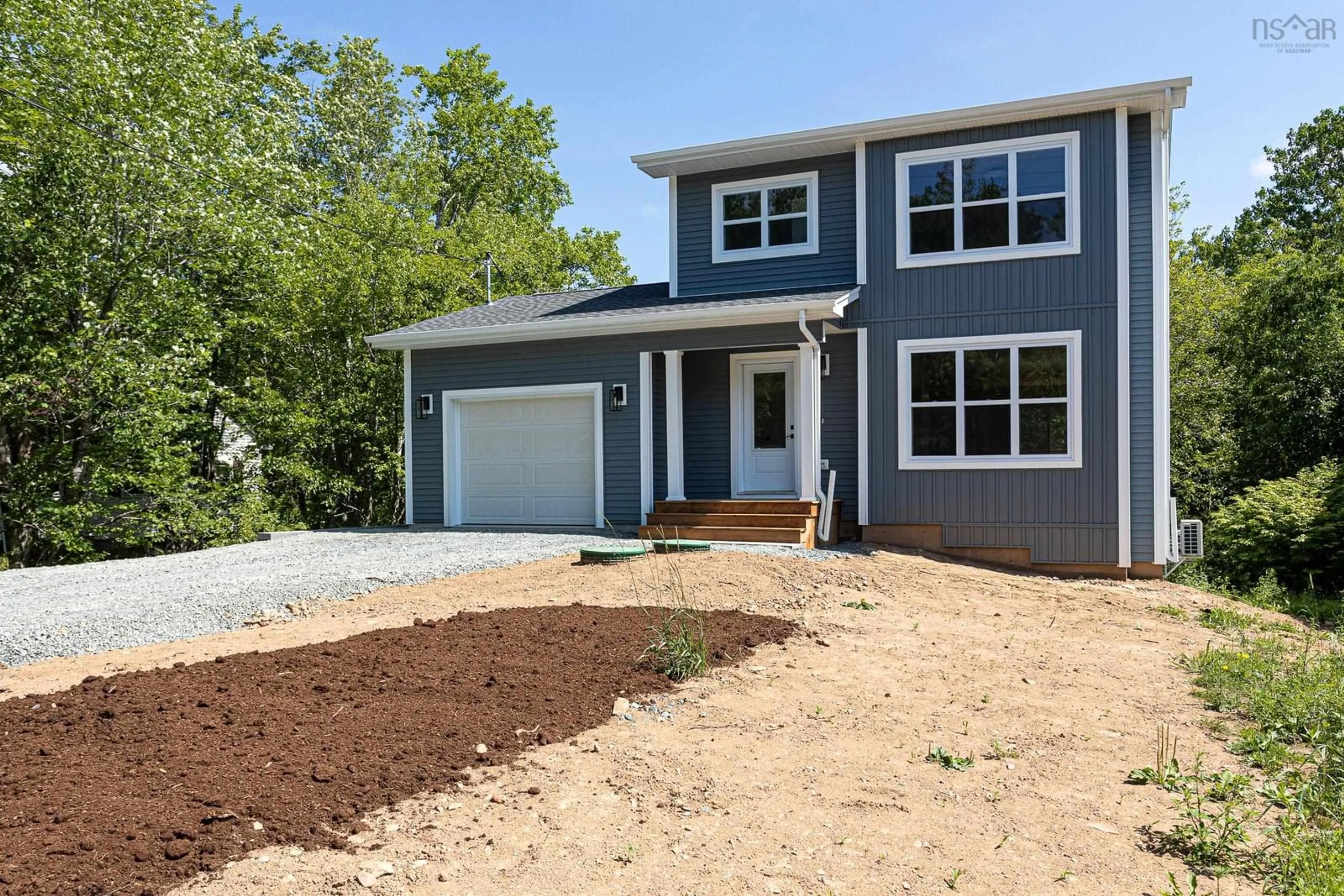 Home with vinyl exterior material, street for 136 Oldham Rd, Enfield Nova Scotia B2T 1E2