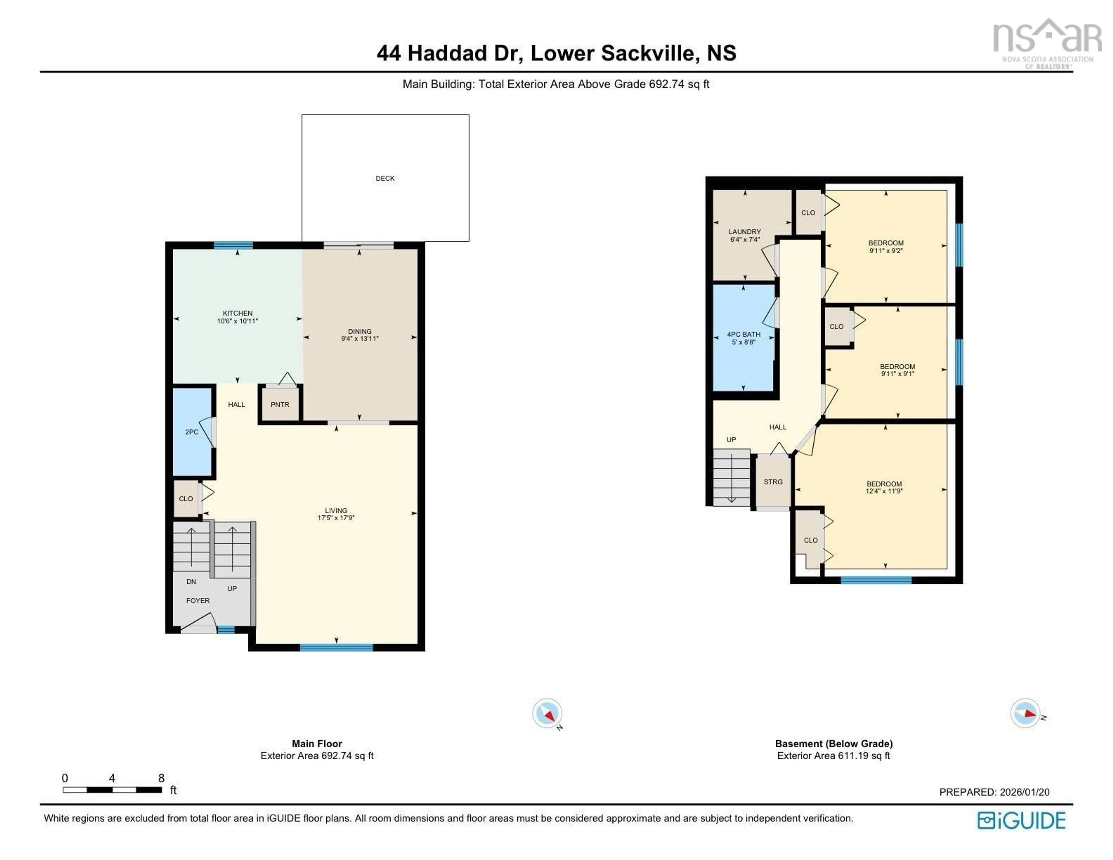 Floor plan for 44 Haddad Dr, Lower Sackville Nova Scotia B4C 4A5