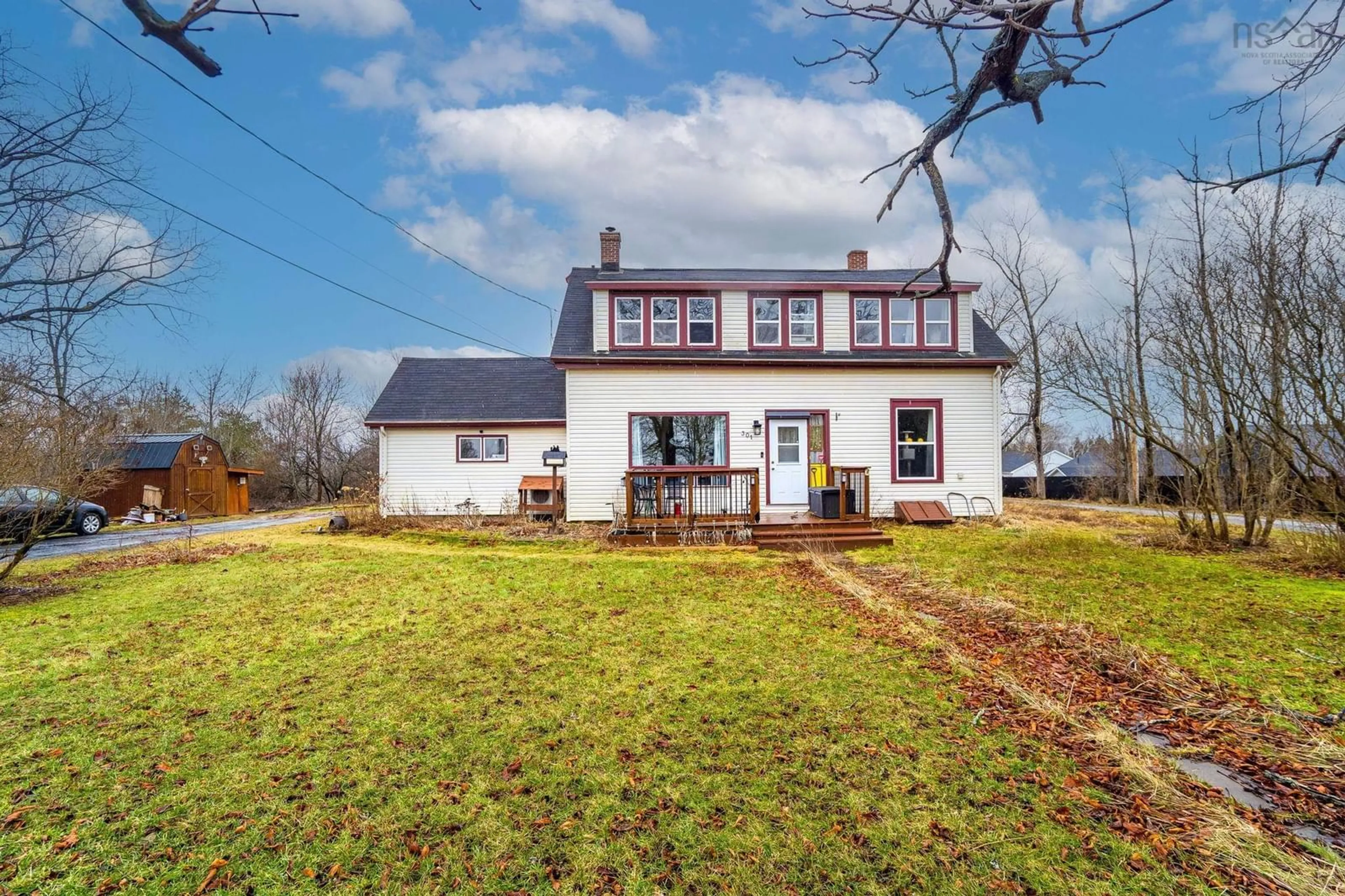 A pic from outside/outdoor area/front of a property/back of a property/a pic from drone, building for 301 Town Rd, Falmouth Nova Scotia B0P 1L0