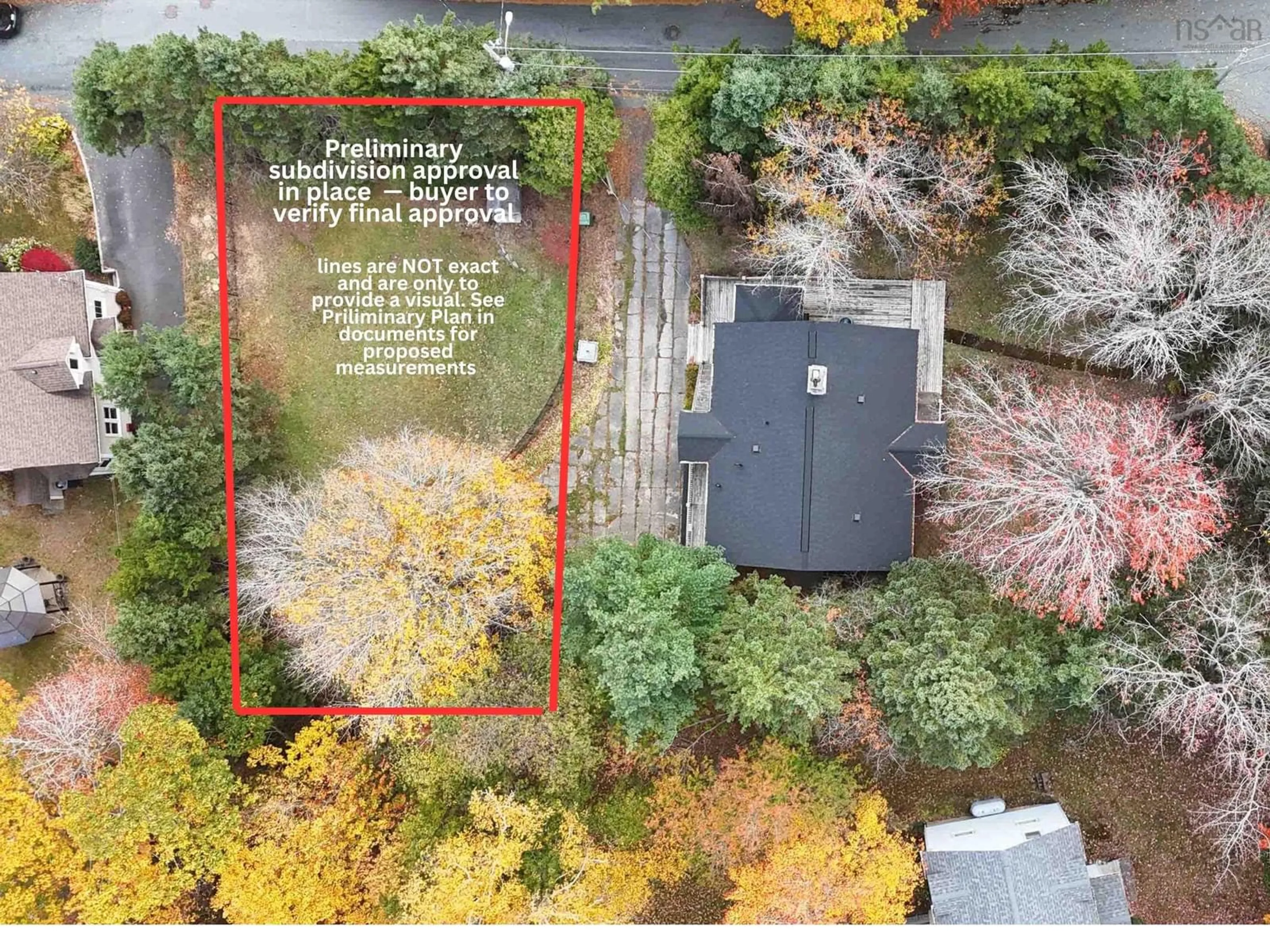 A pic from outside/outdoor area/front of a property/back of a property/a pic from drone, forest/trees view for 11 Lindsay Hill, Bedford Nova Scotia B4A 1N5