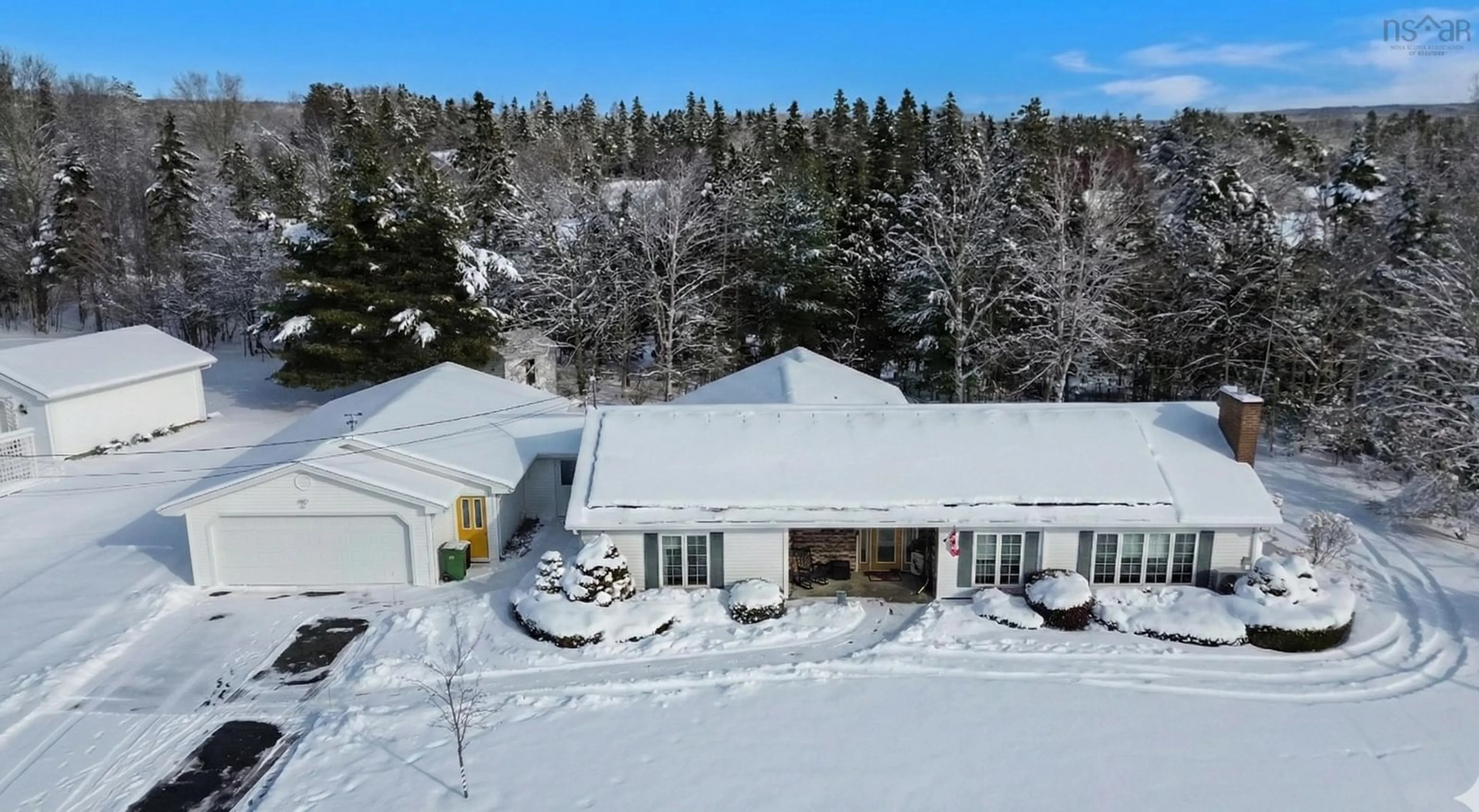 A pic from outside/outdoor area/front of a property/back of a property/a pic from drone, unknown for 38 Mosswood Lane, Valley Nova Scotia B6L 2K5