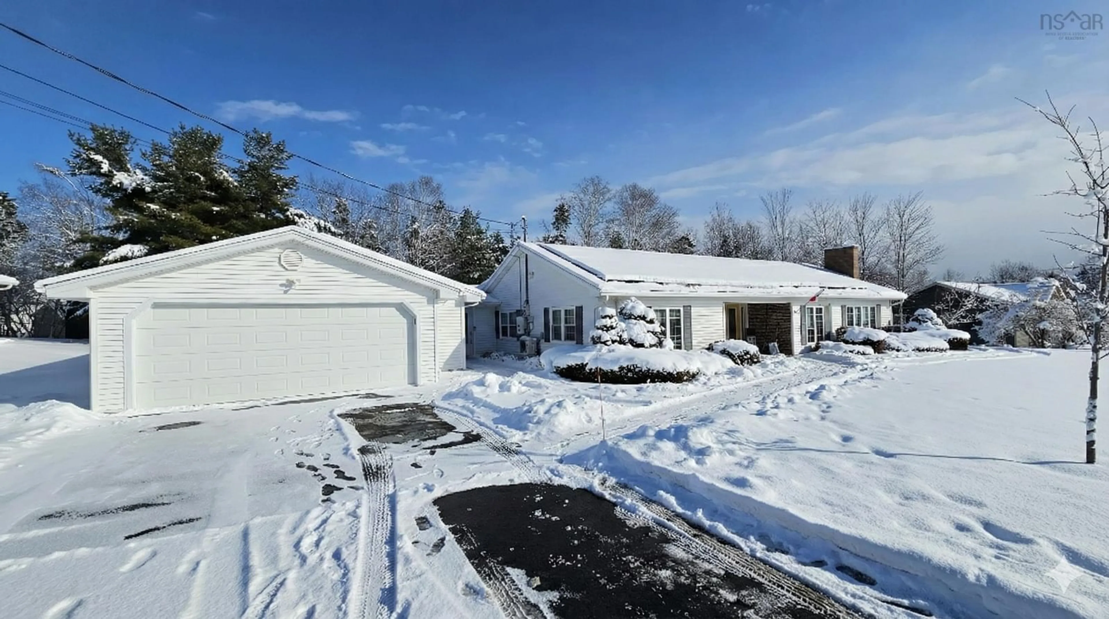 A pic from outside/outdoor area/front of a property/back of a property/a pic from drone, street for 38 Mosswood Lane, Valley Nova Scotia B6L 2K5
