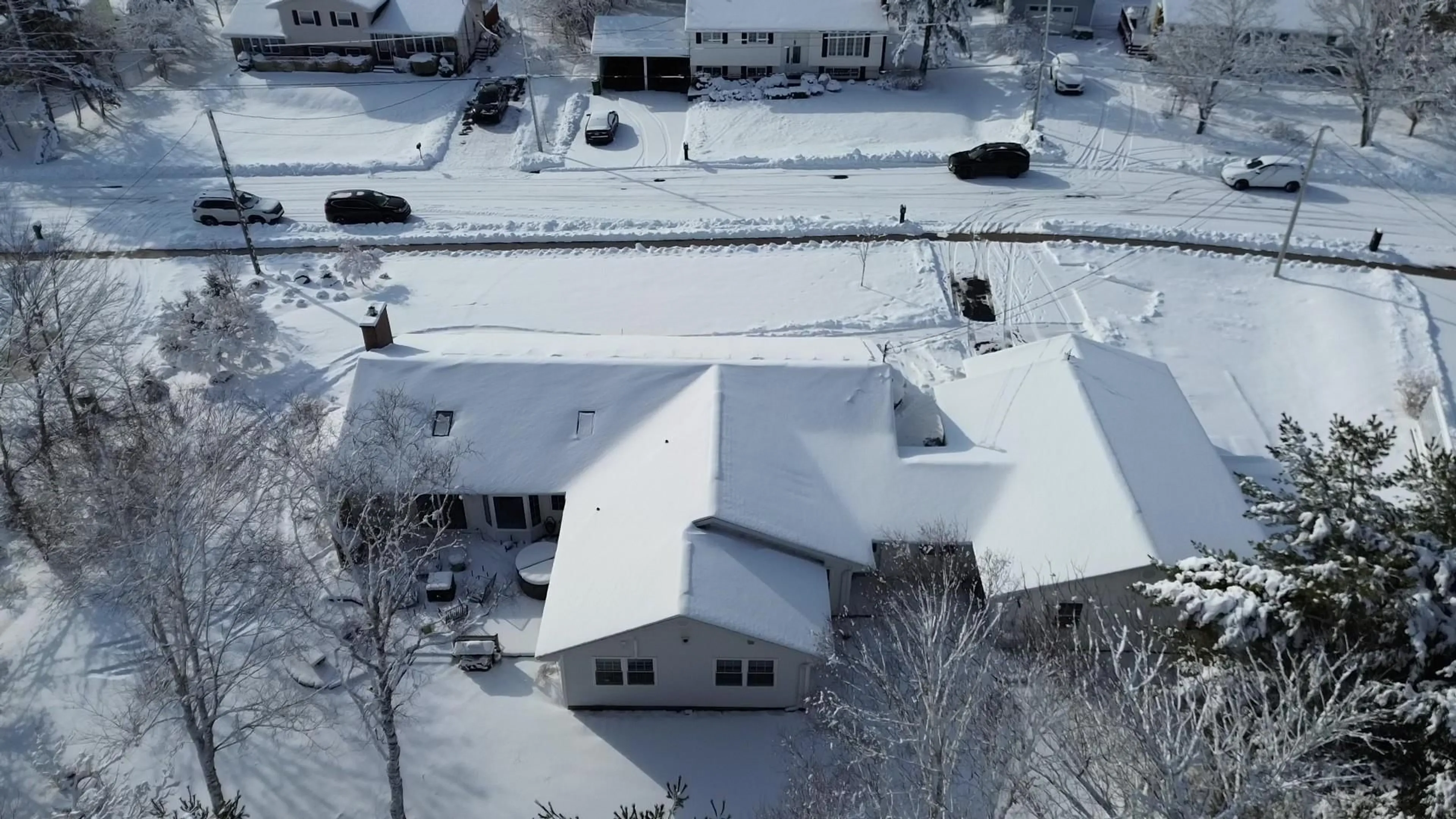 A pic from outside/outdoor area/front of a property/back of a property/a pic from drone, street for 38 Mosswood Lane, Valley Nova Scotia B6L 2K5