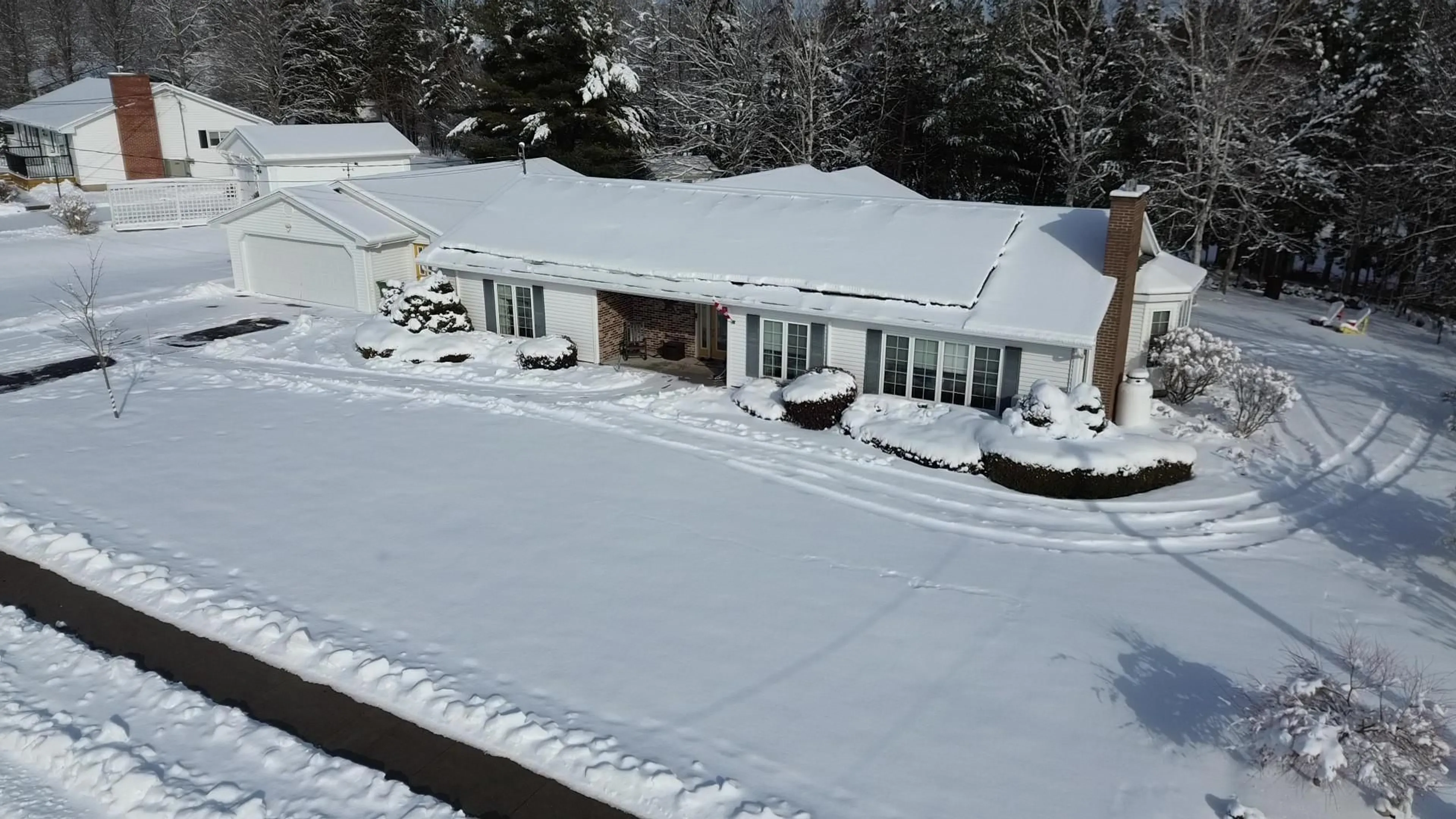 A pic from outside/outdoor area/front of a property/back of a property/a pic from drone, unknown for 38 Mosswood Lane, Valley Nova Scotia B6L 2K5