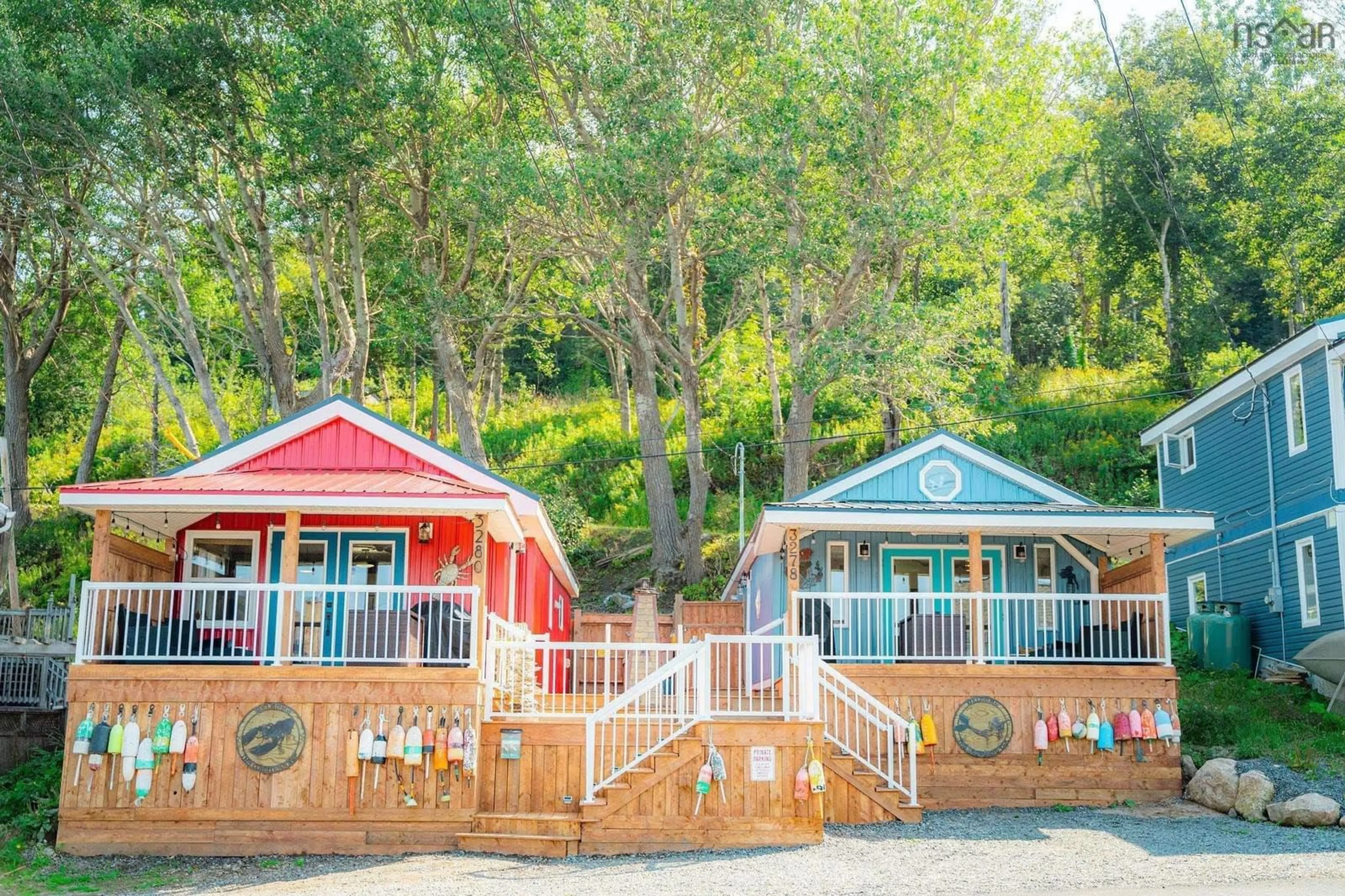 Patio, water/lake/river/ocean view for 3278 & 3280 Long Point Road #A & B, Harbourville Nova Scotia B0P 1E0