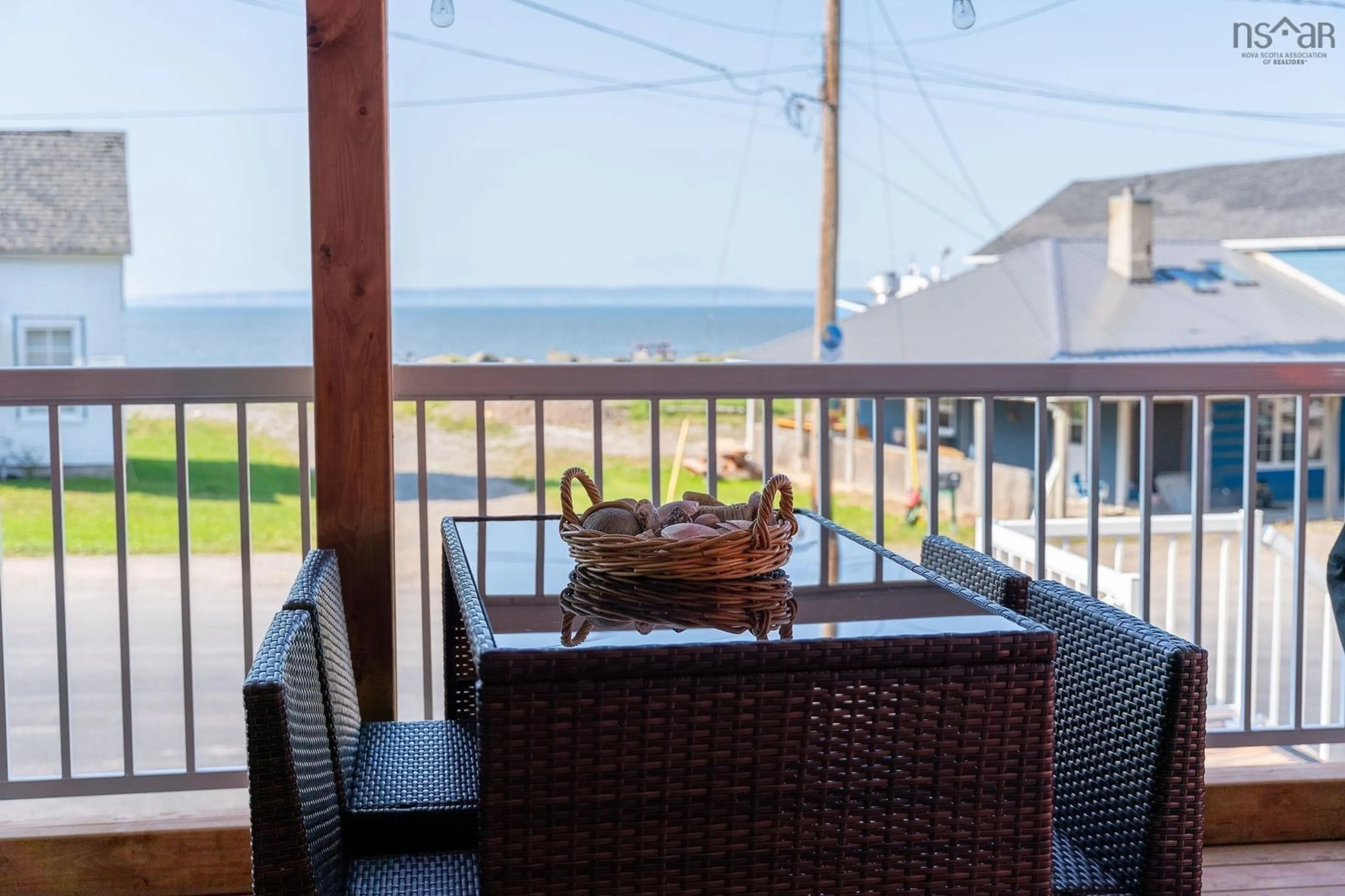 Patio, water/lake/river/ocean view for 3278 & 3280 Long Point Road #A & B, Harbourville Nova Scotia B0P 1E0