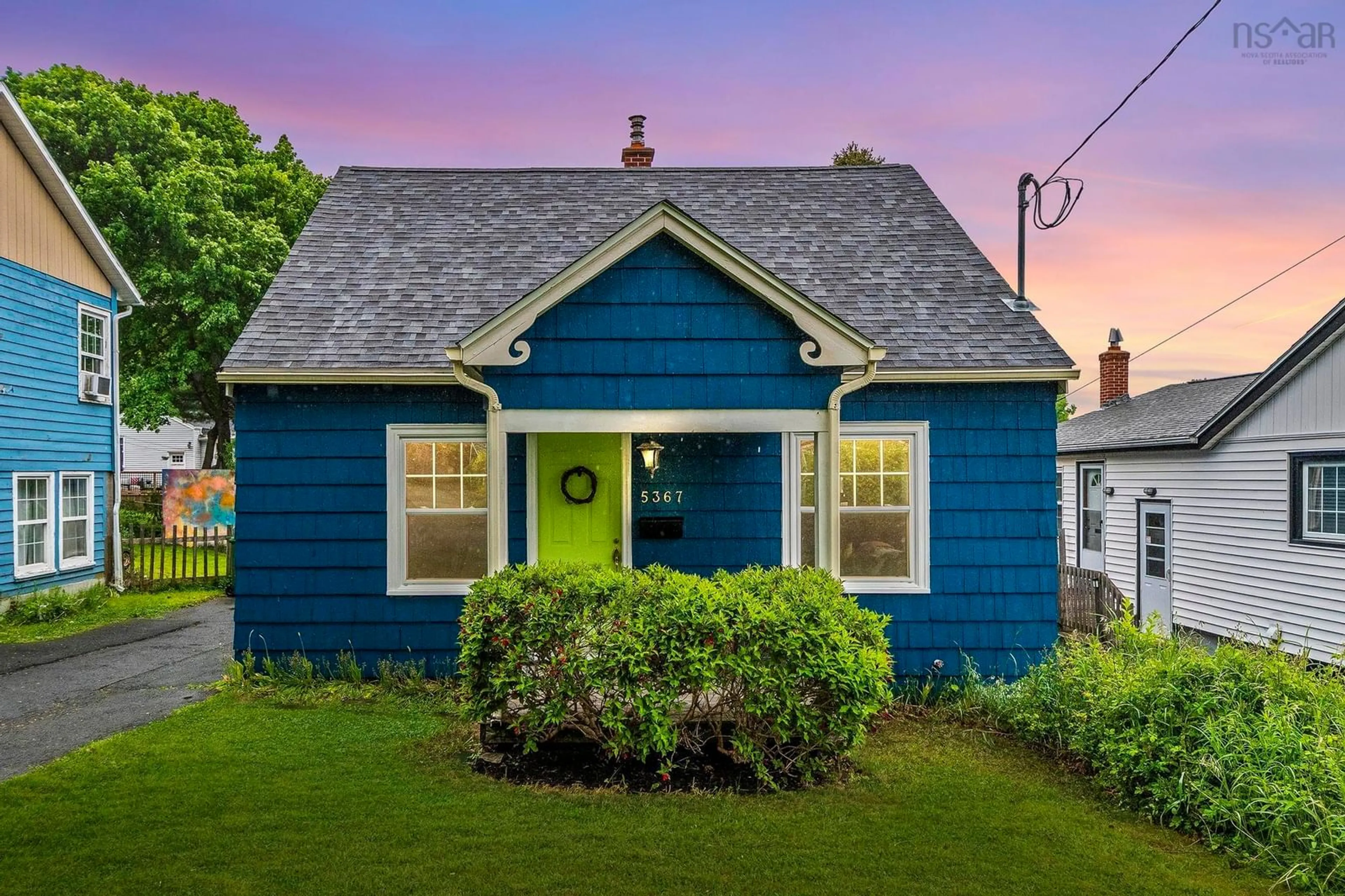 Home with vinyl exterior material, street for 5367 Vestry St, Halifax Nova Scotia B3K 2P2