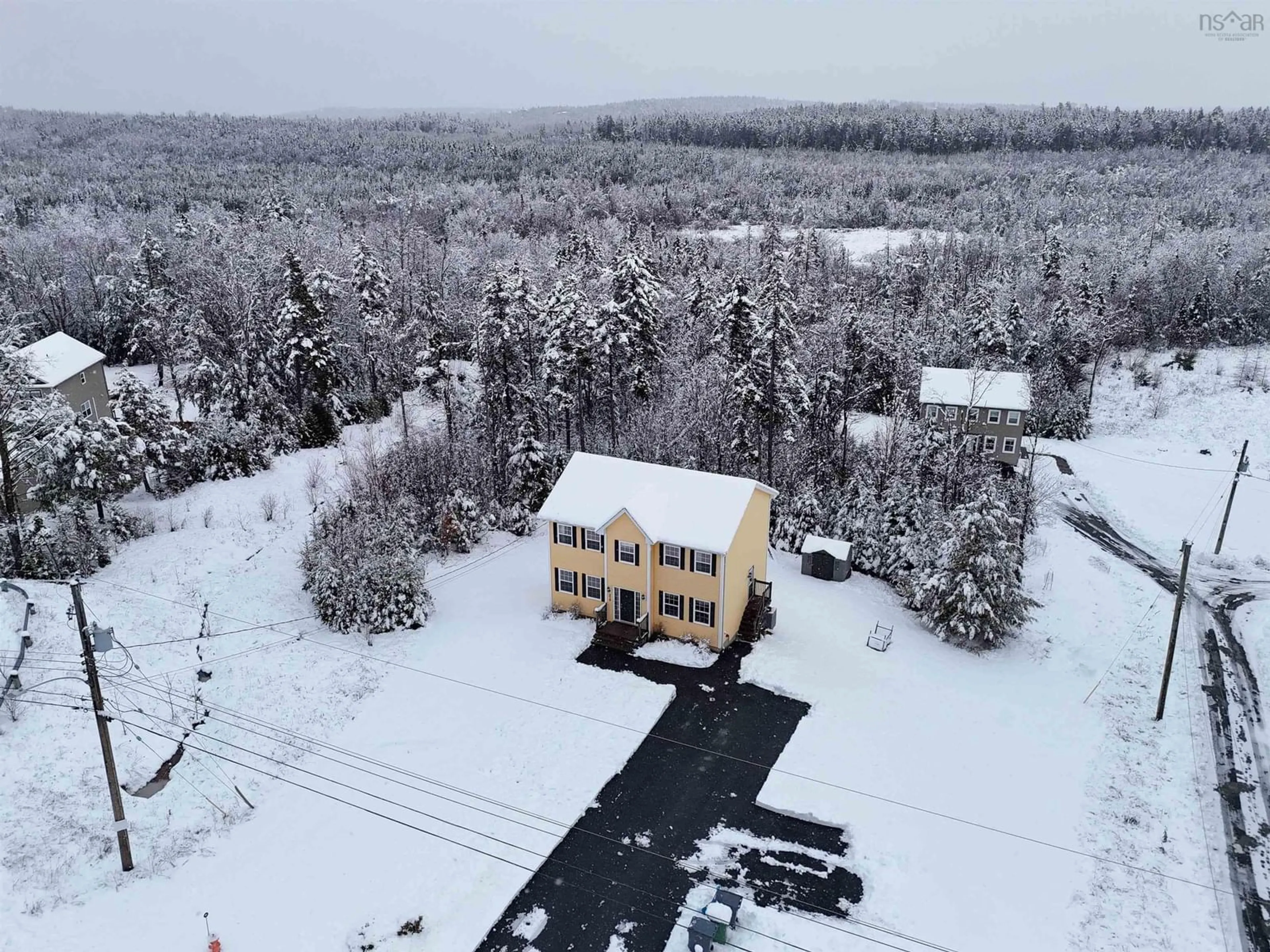 A pic from outside/outdoor area/front of a property/back of a property/a pic from drone, unknown for 219 Rebecca Dr, Beaver Bank Nova Scotia B4G 0B5