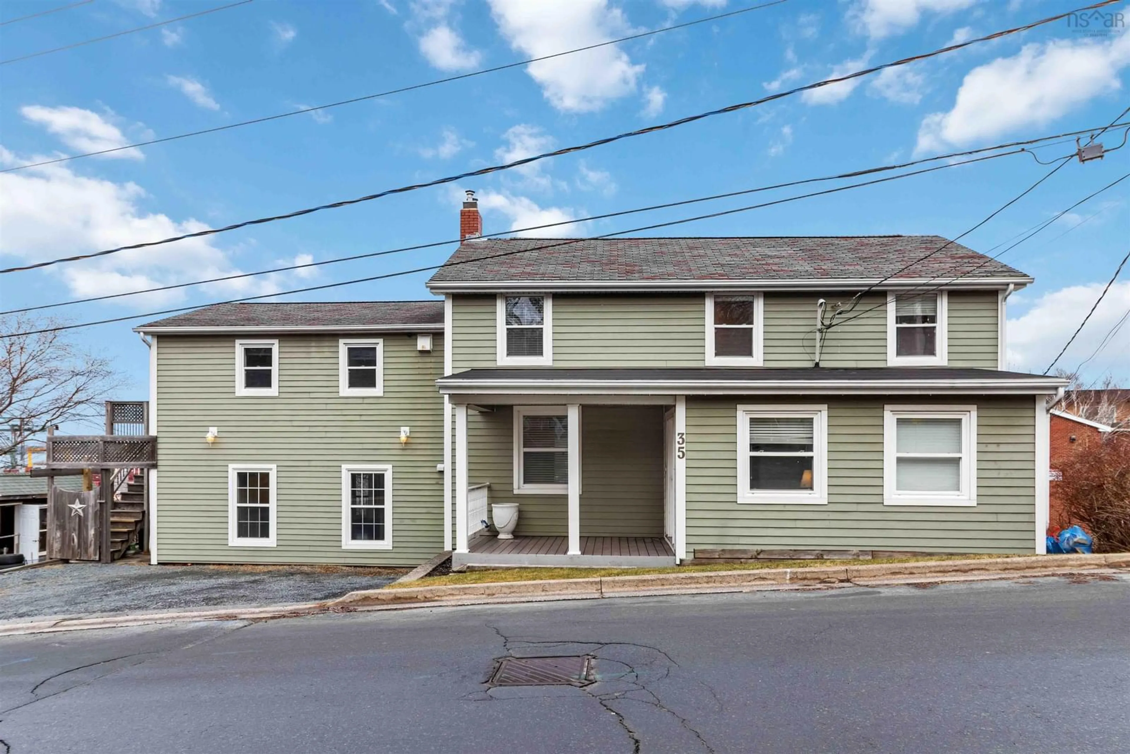 A pic from outside/outdoor area/front of a property/back of a property/a pic from drone, street for 35 Mcfatridge Rd, Fairview Nova Scotia B3N 2R2