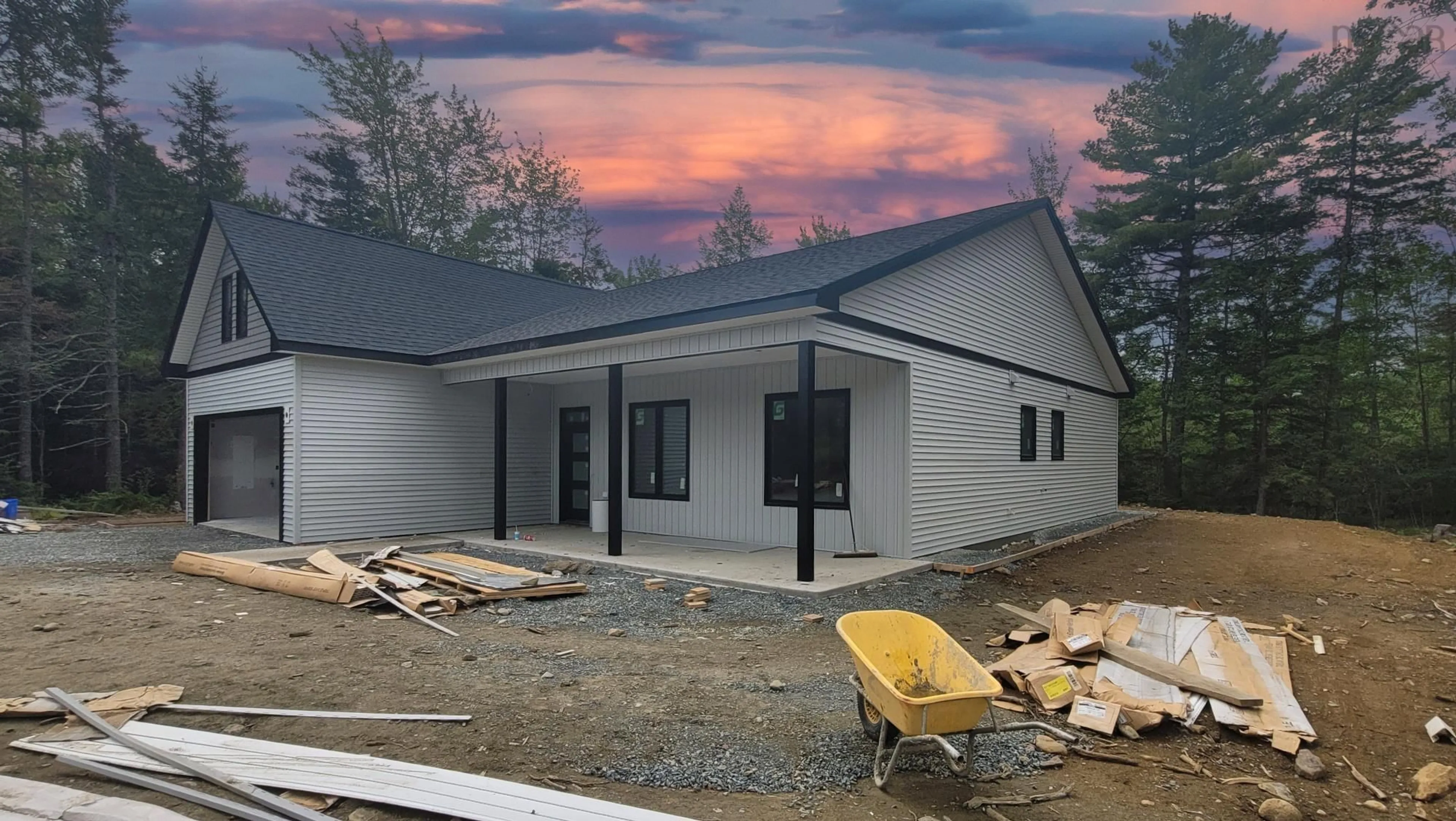 Home with vinyl exterior material, building for 17 Soleil Cres, Conquerall Mills Nova Scotia B4V 9H3