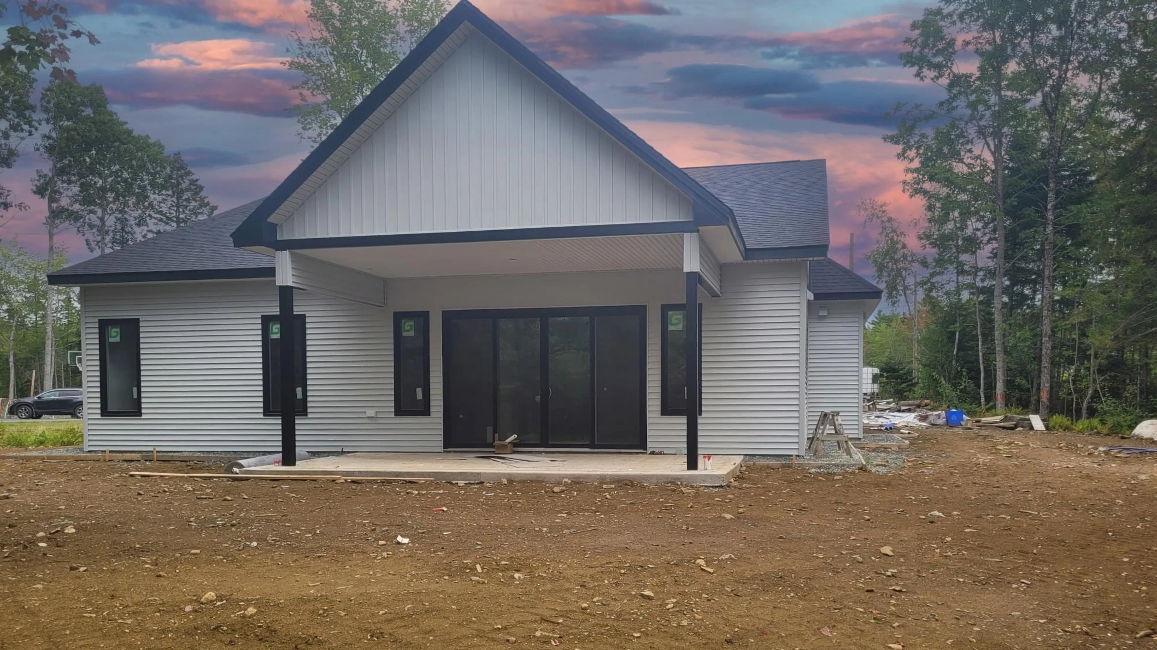 Home with vinyl exterior material, building for 17 Soleil Cres, Conquerall Mills Nova Scotia B4V 9H3