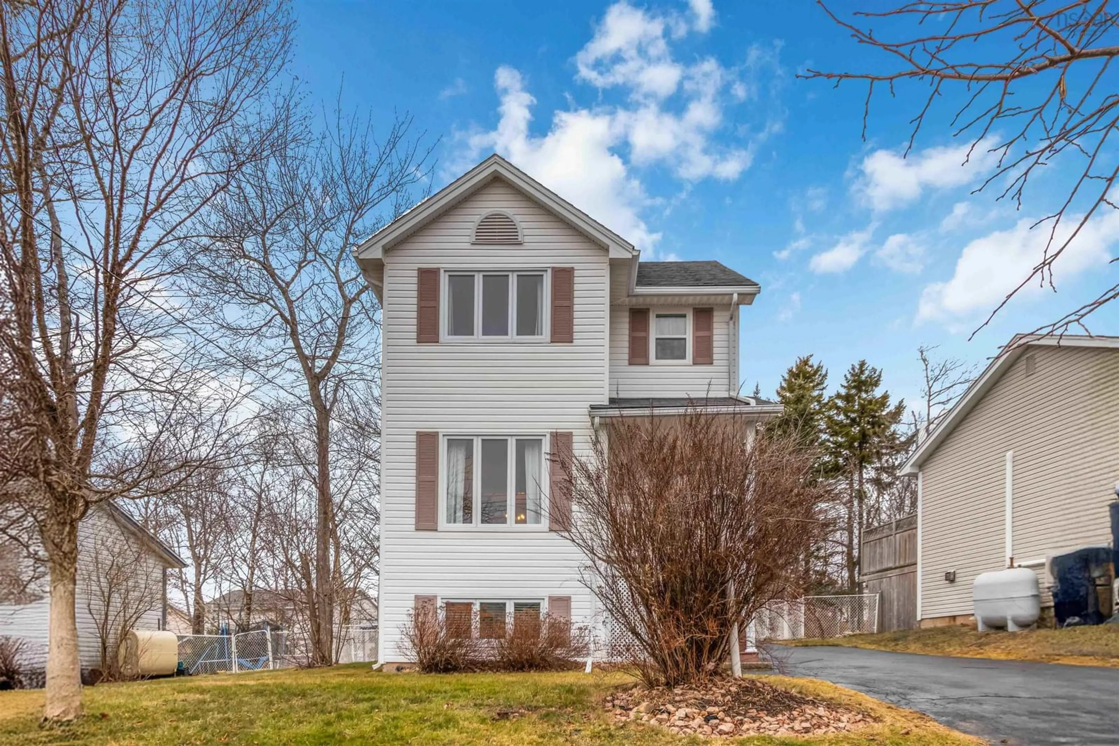 Home with vinyl exterior material, street for 80 Rossing Dr, Middle Sackville Nova Scotia B4K 3E6