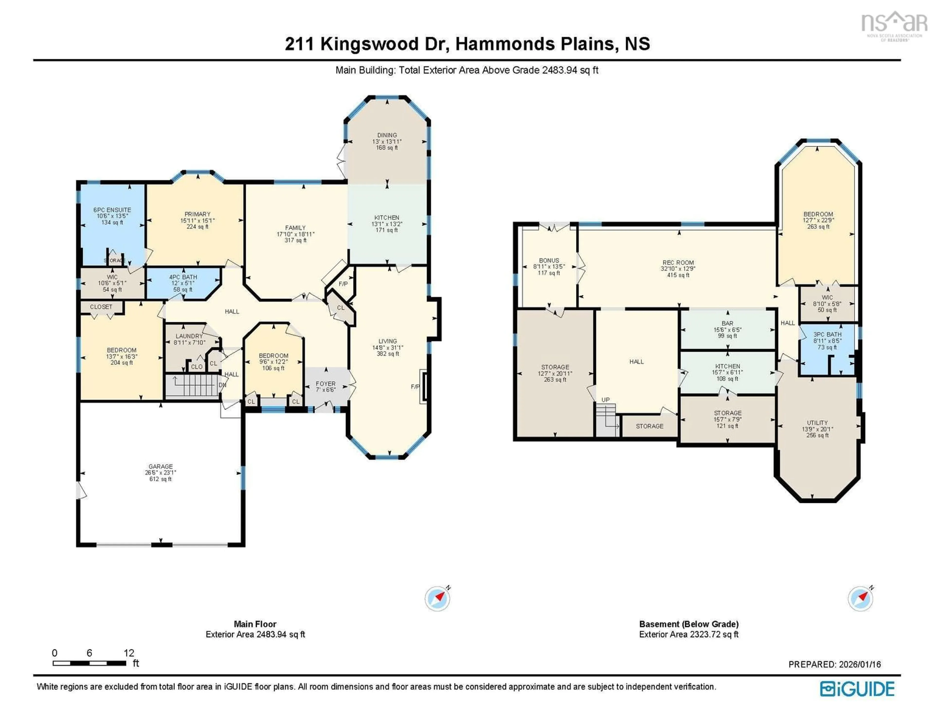 Floor plan for 211 Kingswood Dr, Hammonds Plains Nova Scotia B4B 1L2
