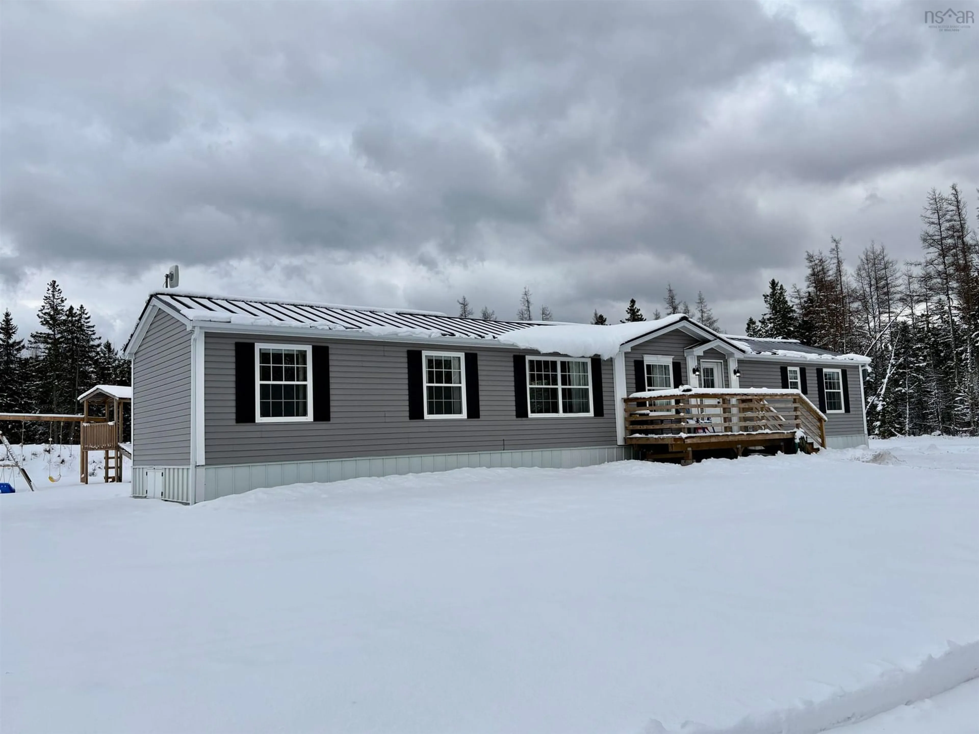 Home with vinyl exterior material, building for 538 East Big Intervale Rd., Margaree Valley Nova Scotia B0E 2C0