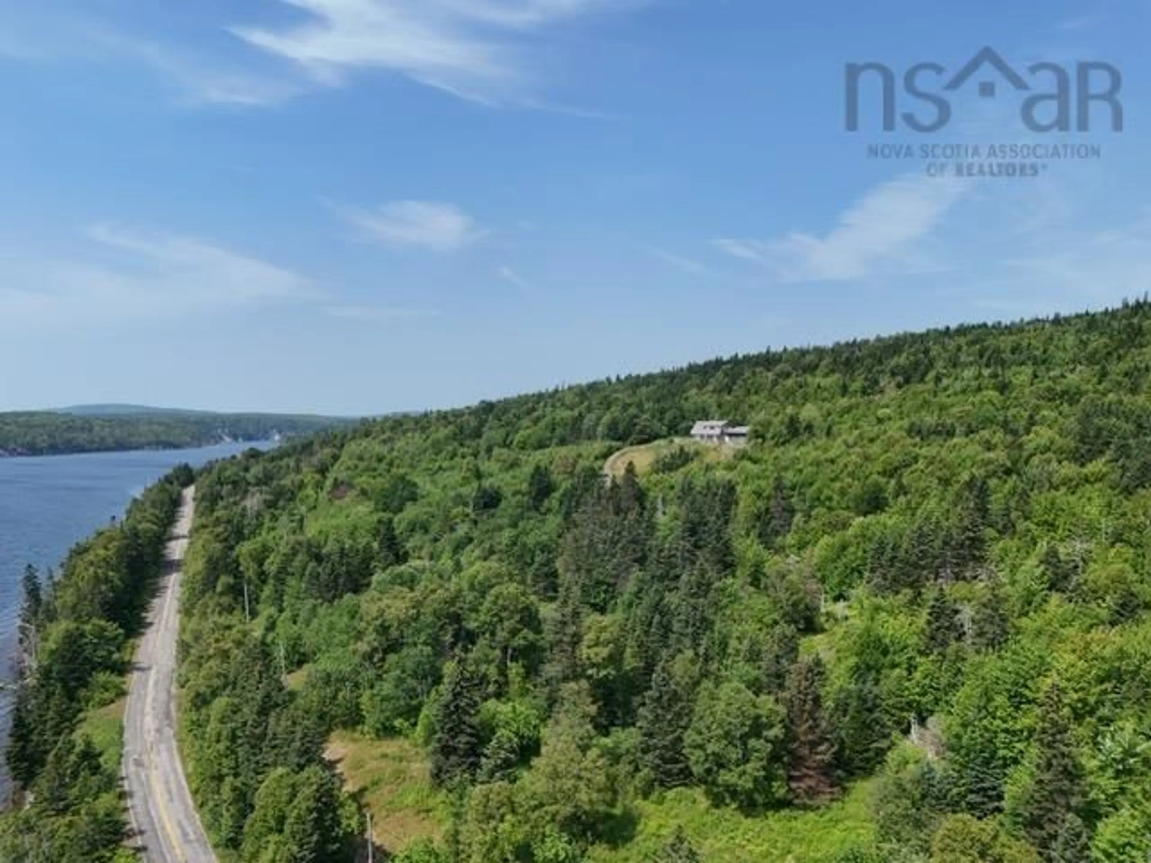 A pic from outside/outdoor area/front of a property/back of a property/a pic from drone, water/lake/river/ocean view for 935 Big Harbour Rd, Big Harbour Nova Scotia B0E 1B0