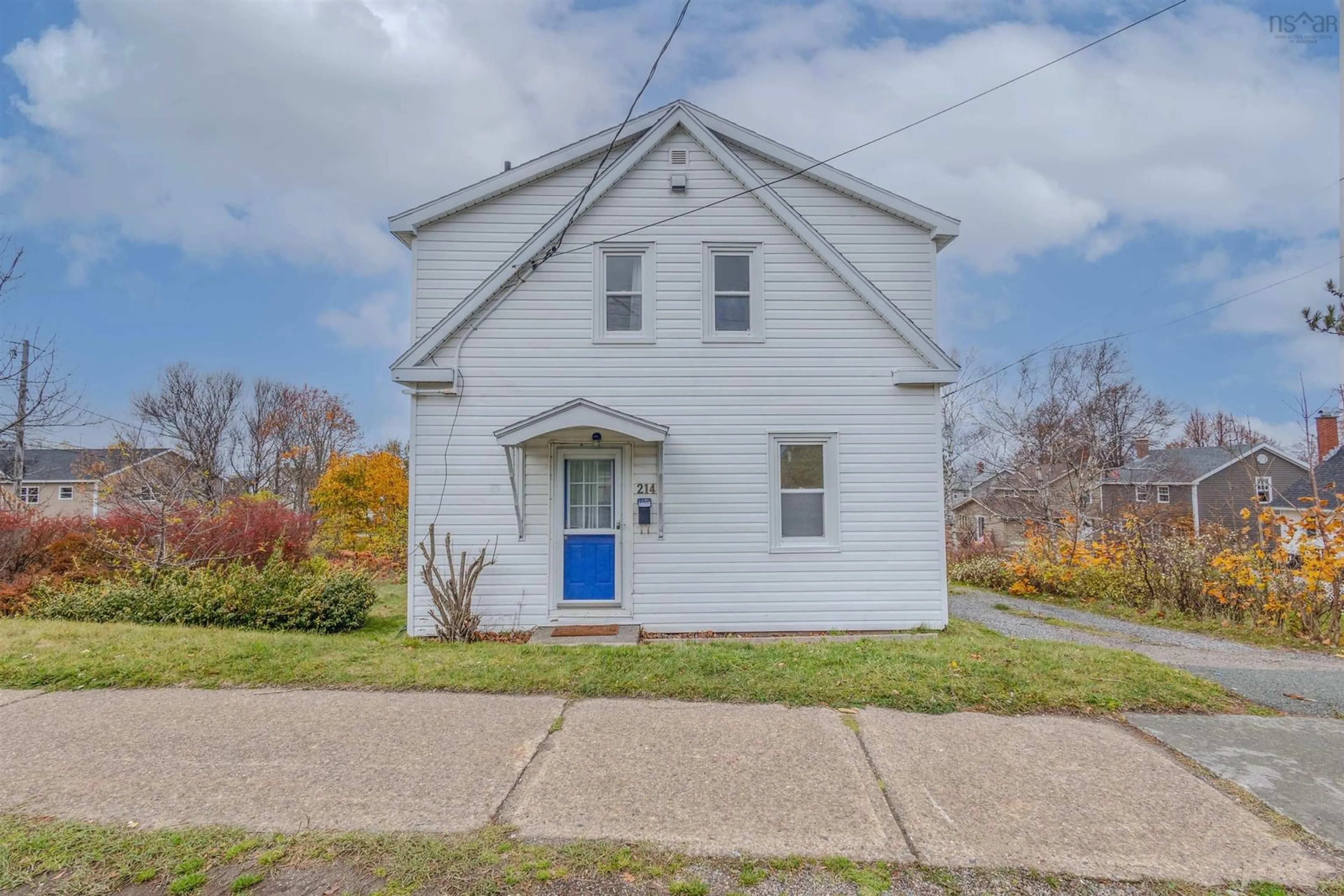 A pic from outside/outdoor area/front of a property/back of a property/a pic from drone, street for 214 Alexander St, Sydney Nova Scotia B1P 2E8