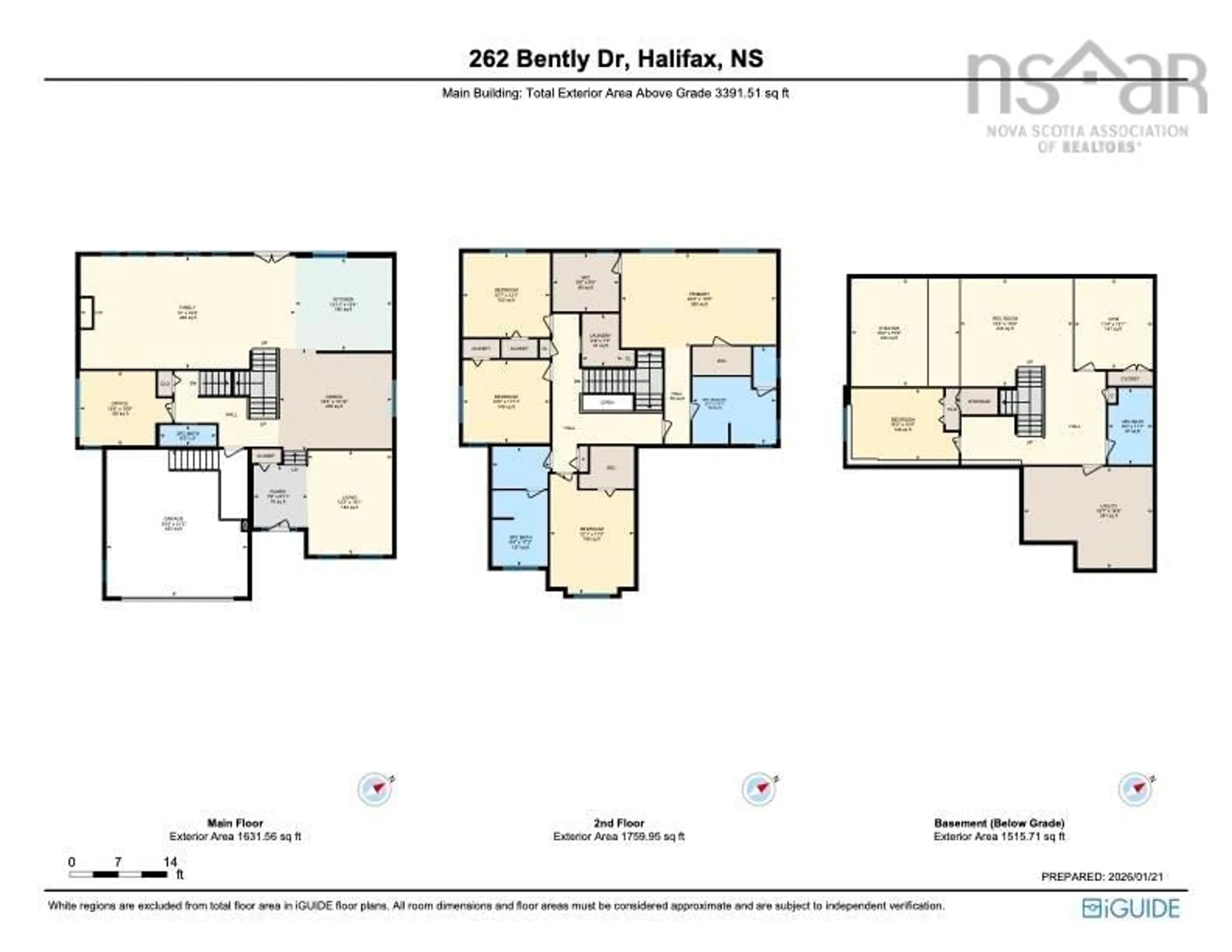 Floor plan for 262 Bently Dr, Halifax Nova Scotia B3S 0A8