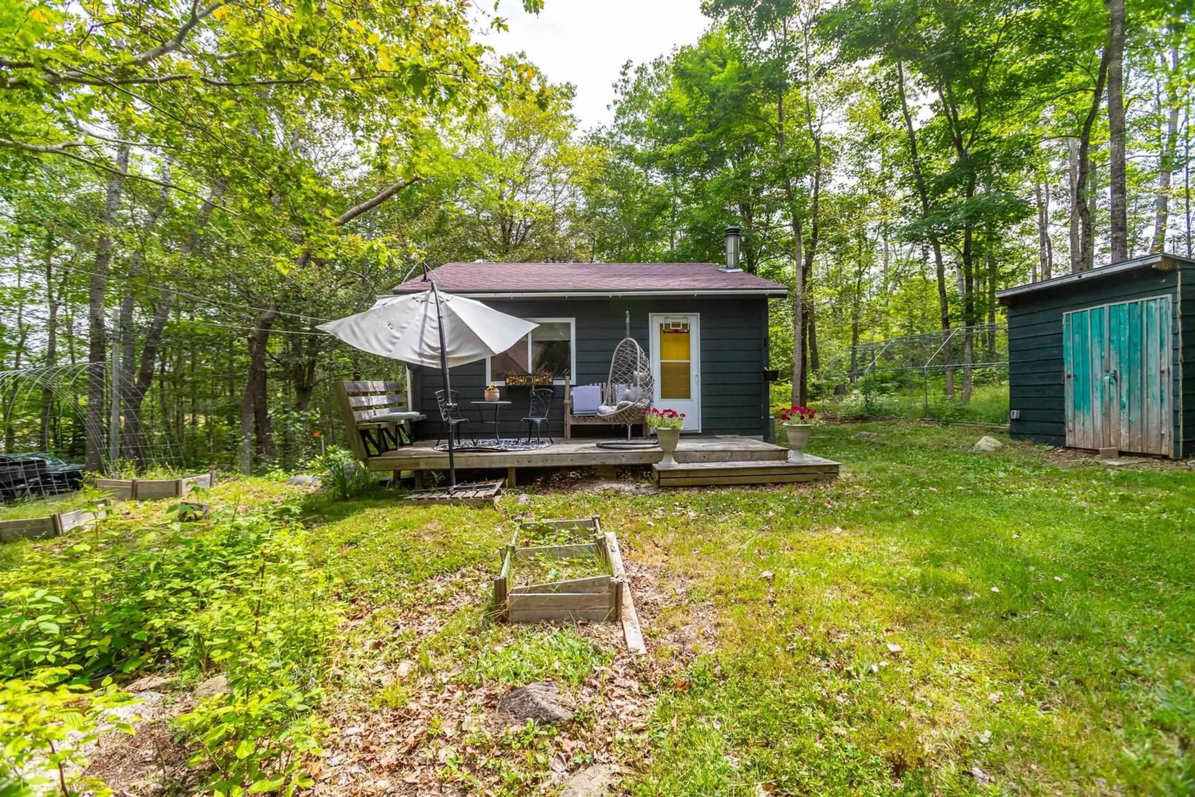 Patio, forest/trees view for 2546 Virginia Rd, West Springhill Nova Scotia B0S 1A0