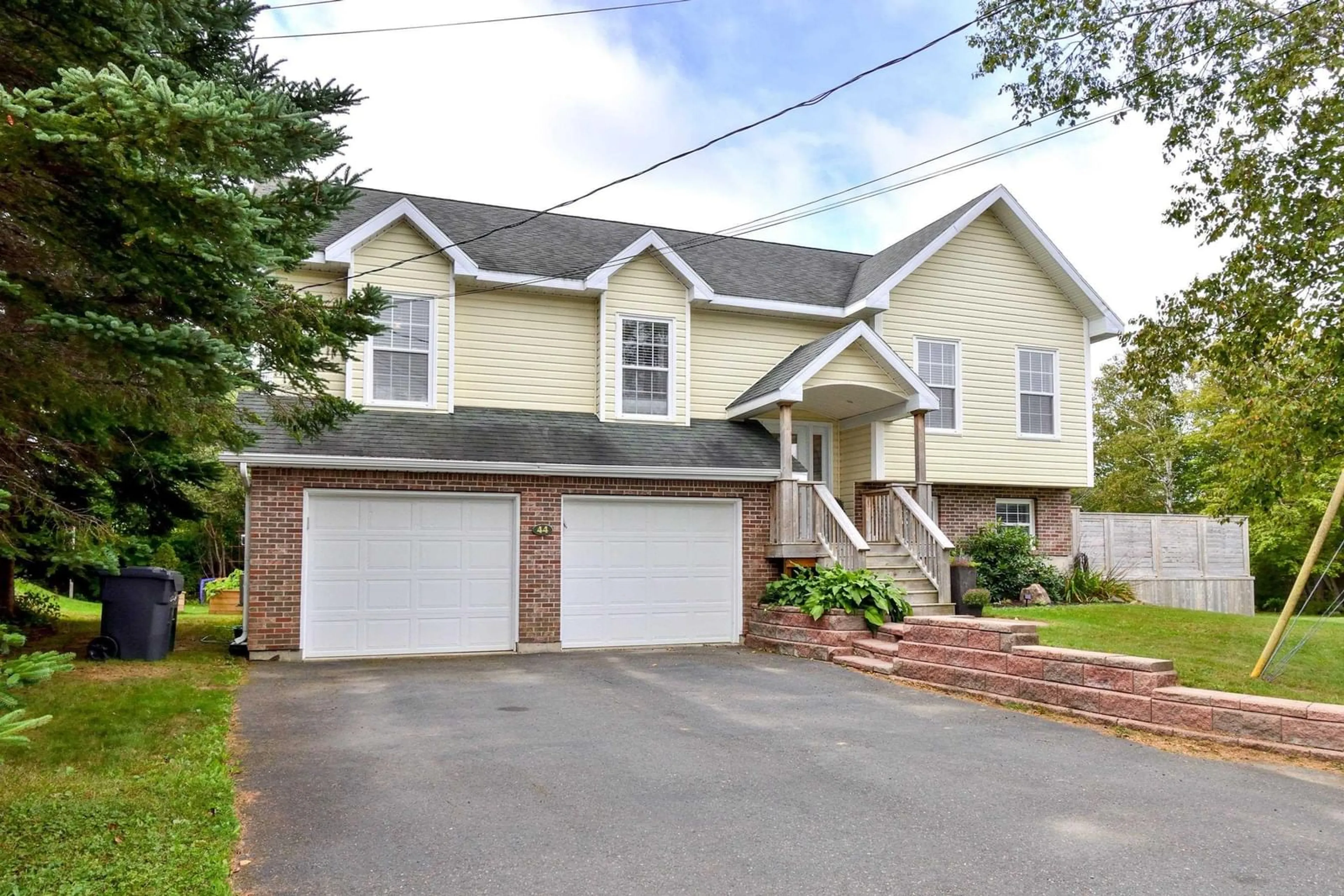 Home with vinyl exterior material, street for 44 Ferndell Crescent, Sydney Nova Scotia B1S 3C6