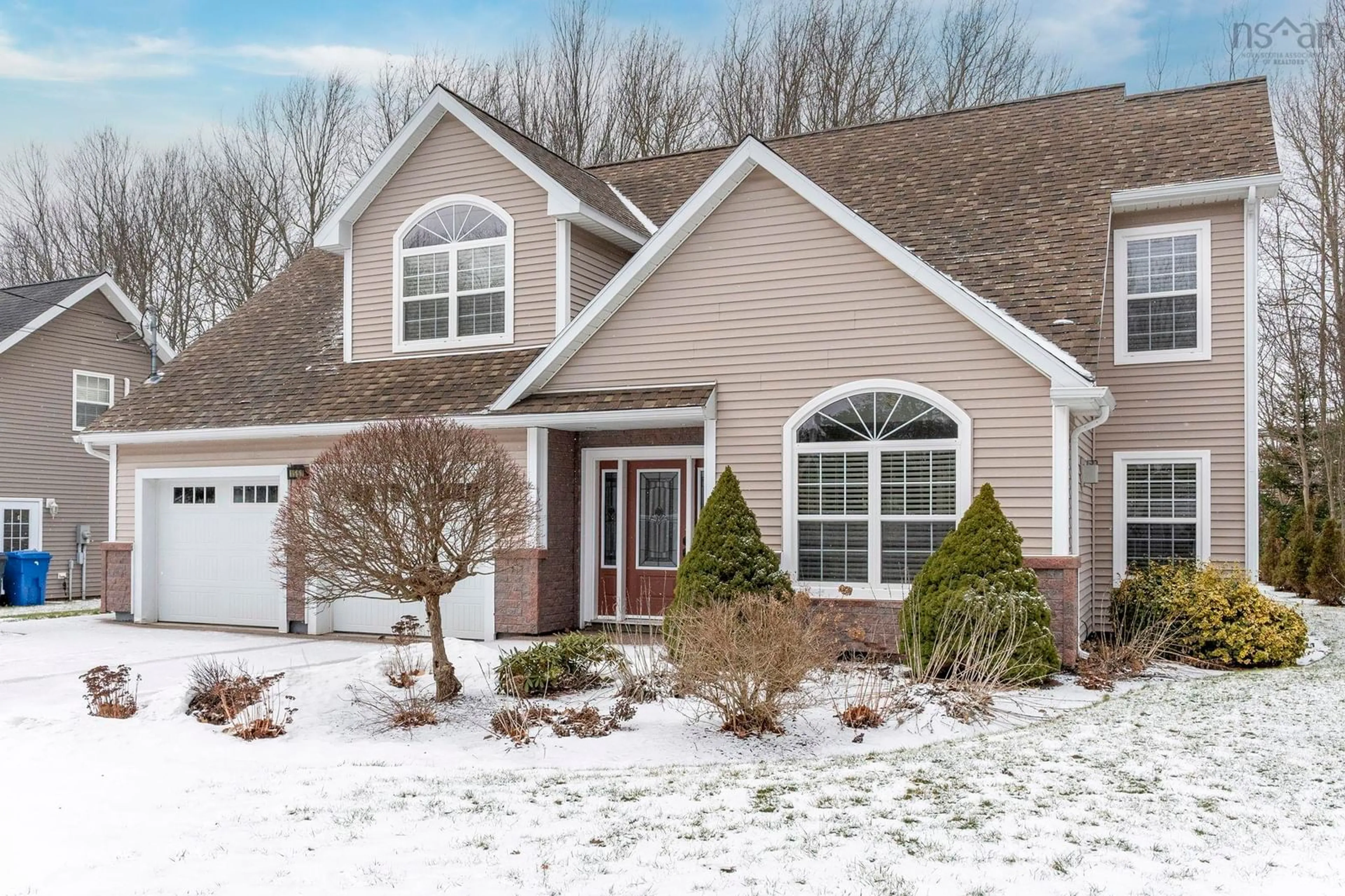 Home with vinyl exterior material, street for 1552 Ashlee Dr, Coldbrook Nova Scotia B4R 1A1