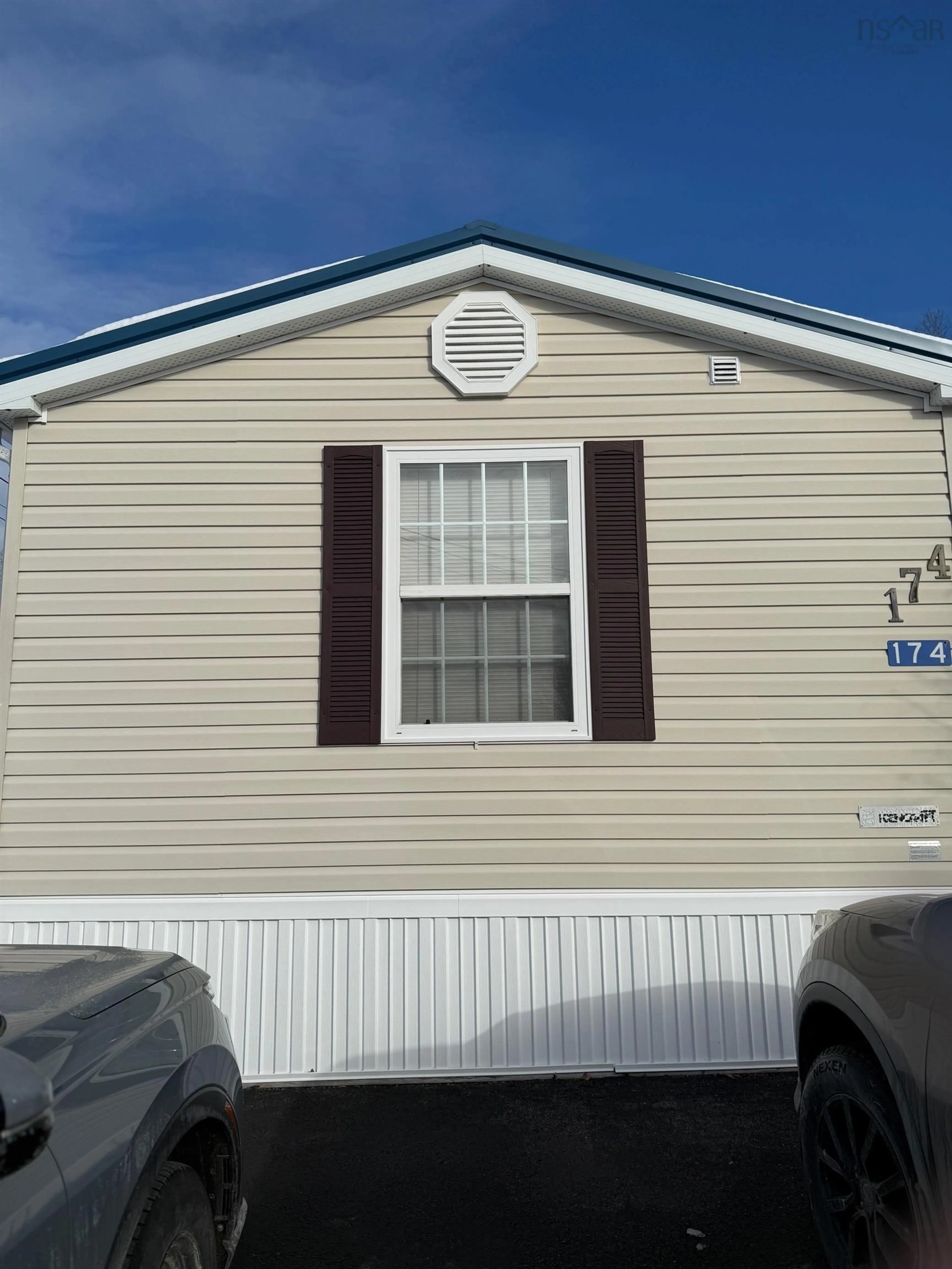 Home with vinyl exterior material, street for 174 Sherbrooke Ave, Bridgewater Nova Scotia B4V 4G1