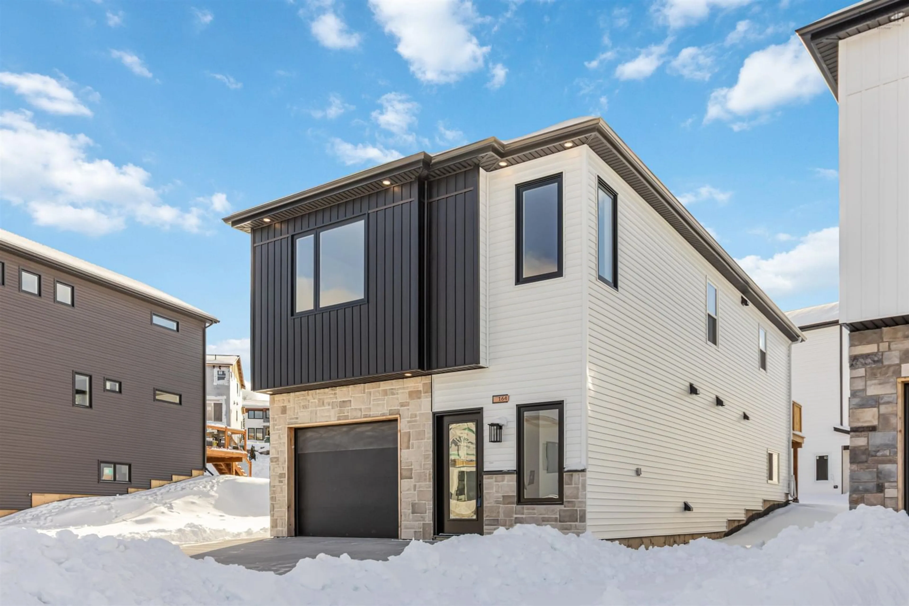 Home with brick exterior material, street for 164 Provence Way, Timberlea Nova Scotia B3T 0N8
