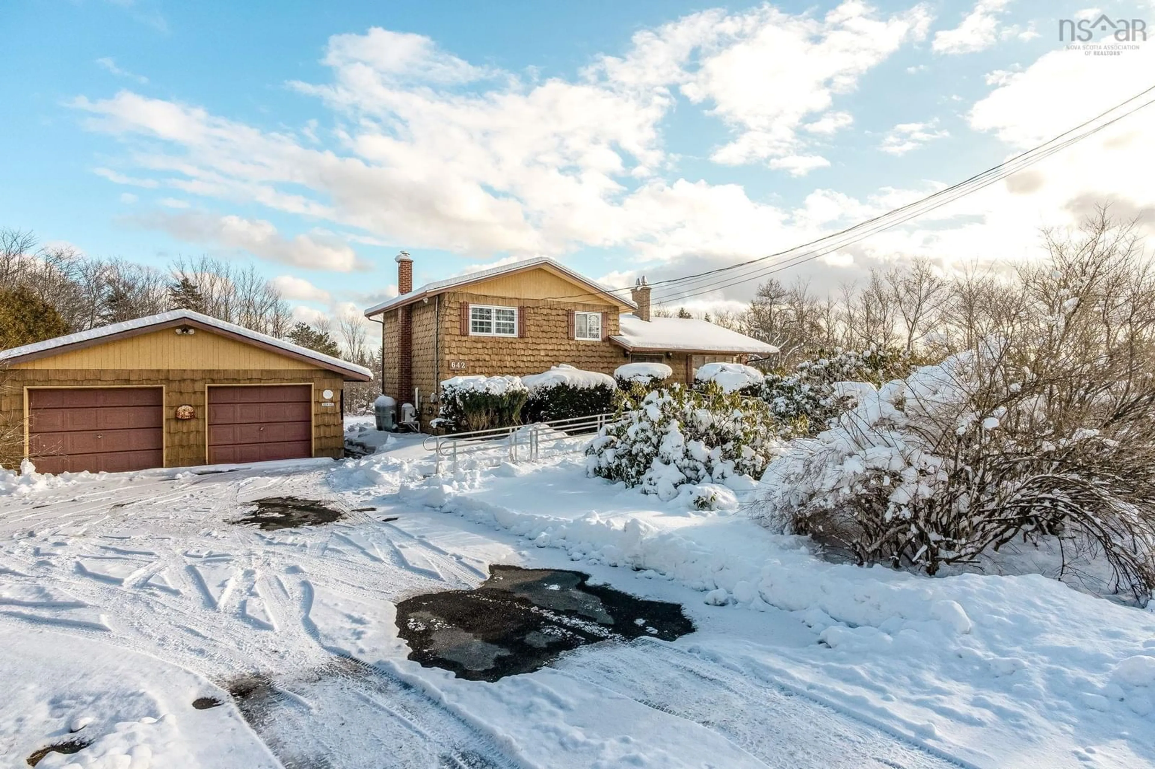 A pic from outside/outdoor area/front of a property/back of a property/a pic from drone, street for 642 Lucasville Rd, Lucasville Nova Scotia B4B 1R9