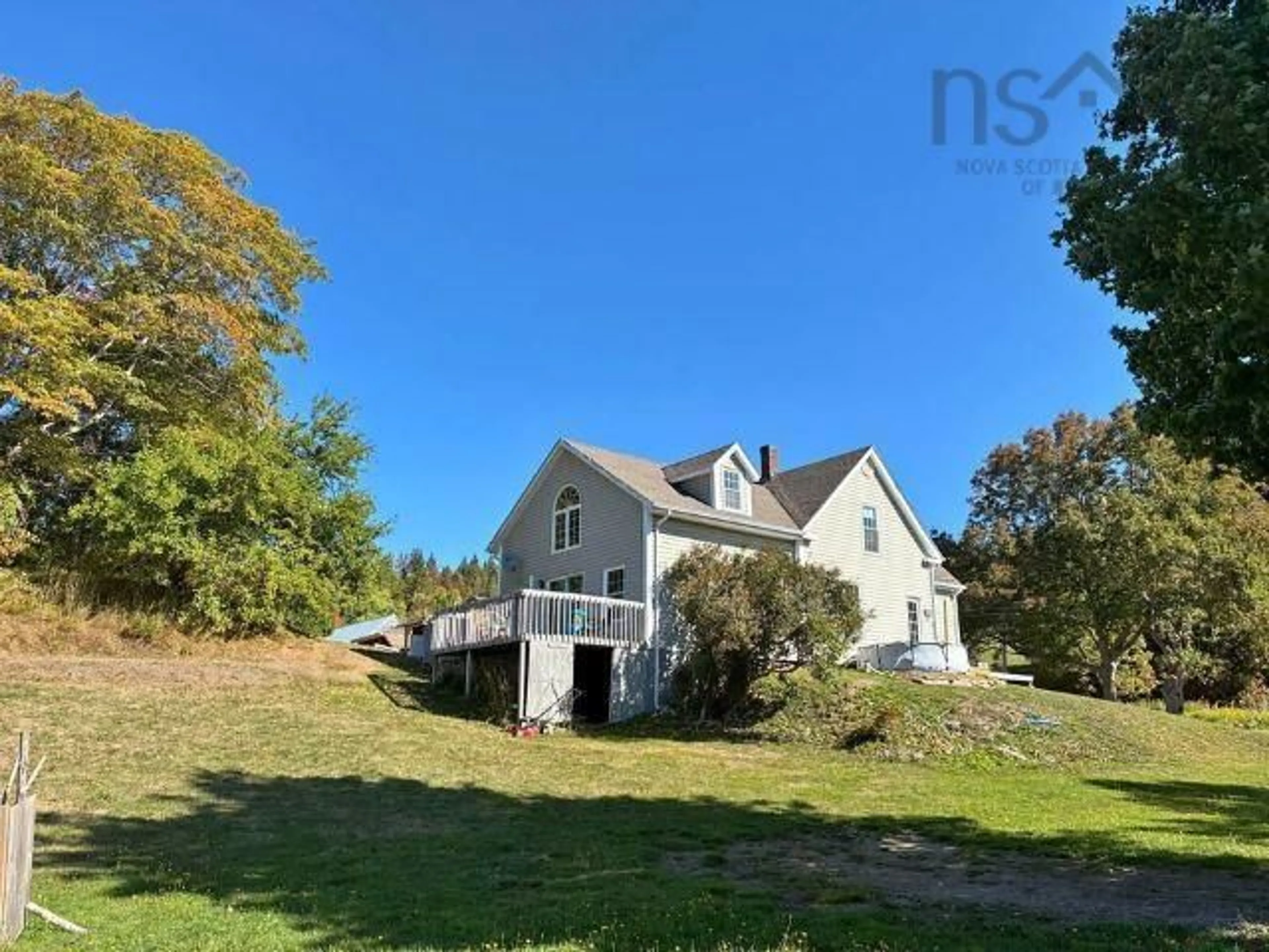 A pic from outside/outdoor area/front of a property/back of a property/a pic from drone, water/lake/river/ocean view for 29 Buckley Simpson Drive, Boylston Nova Scotia B0H 1G0