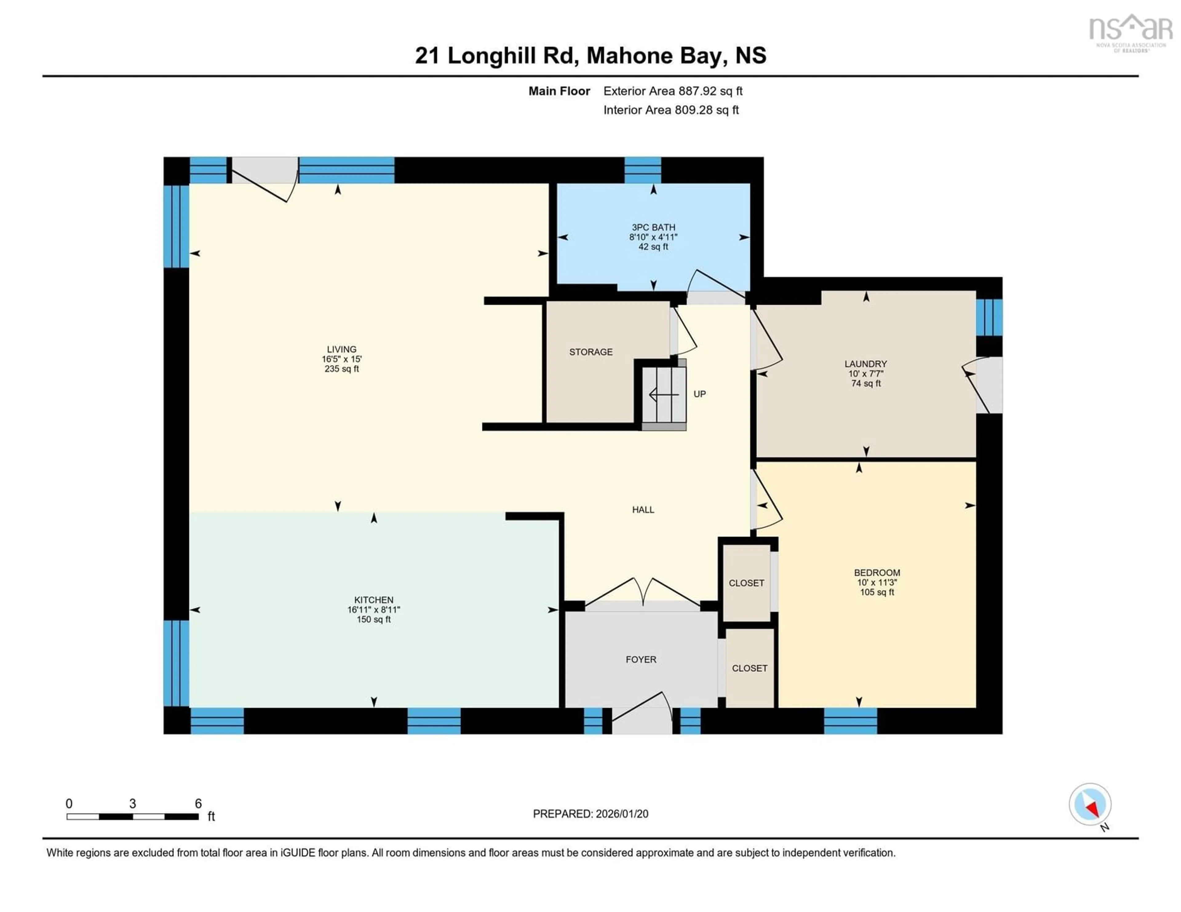 Floor plan for 21 Long Hill Rd, Mahone Bay Nova Scotia B0J 1E0