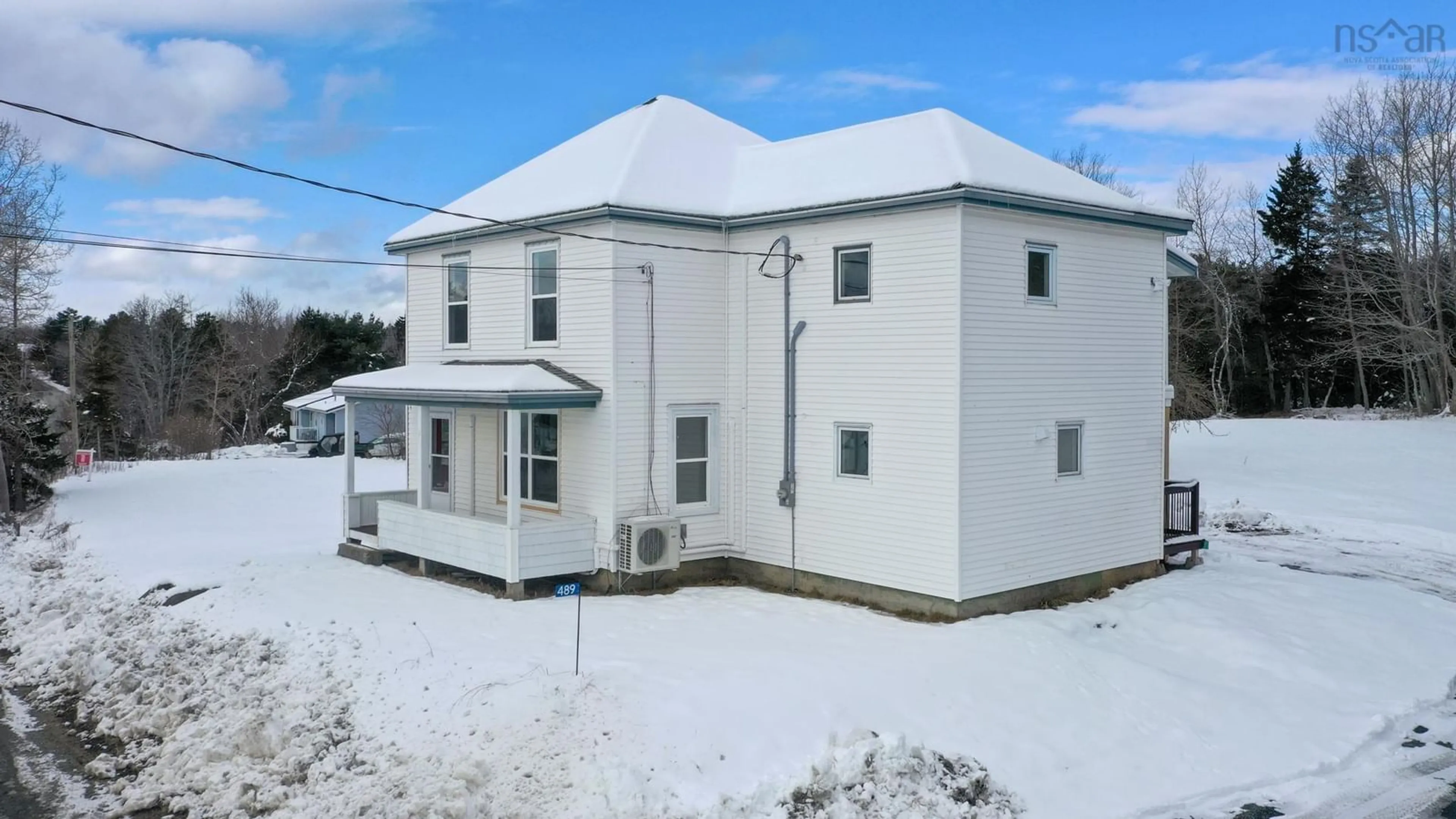 A pic from outside/outdoor area/front of a property/back of a property/a pic from drone, building for 489 Back Centre Rd, Back Centre Nova Scotia B0J 2C0