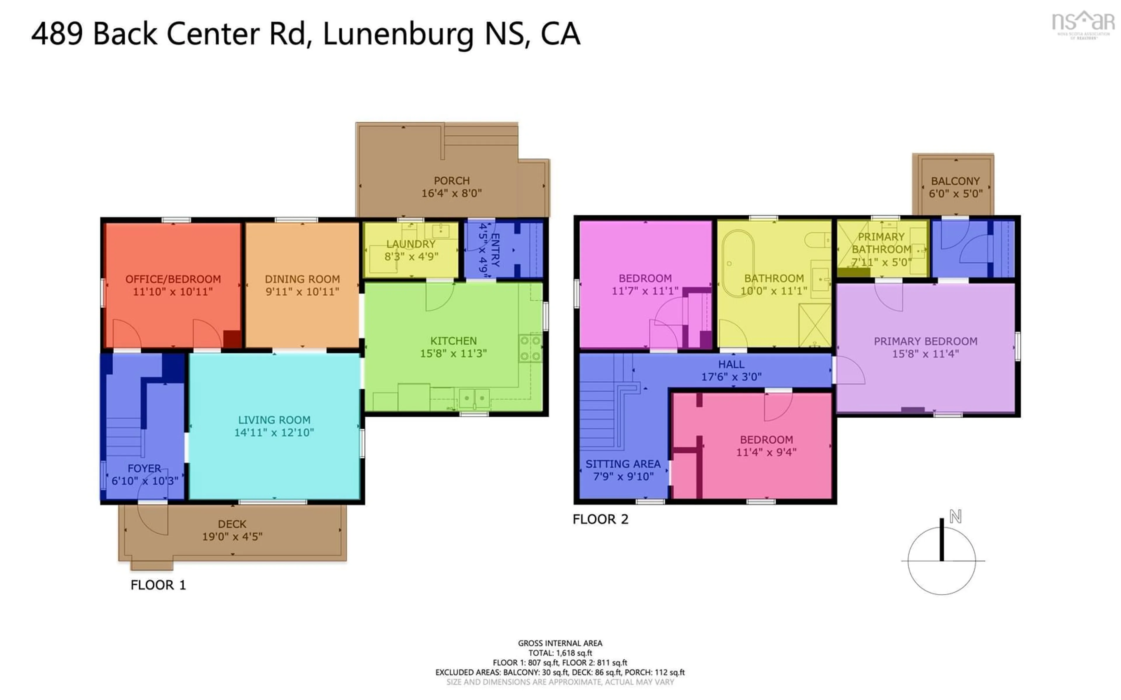Floor plan for 489 Back Centre Rd, Back Centre Nova Scotia B0J 2C0
