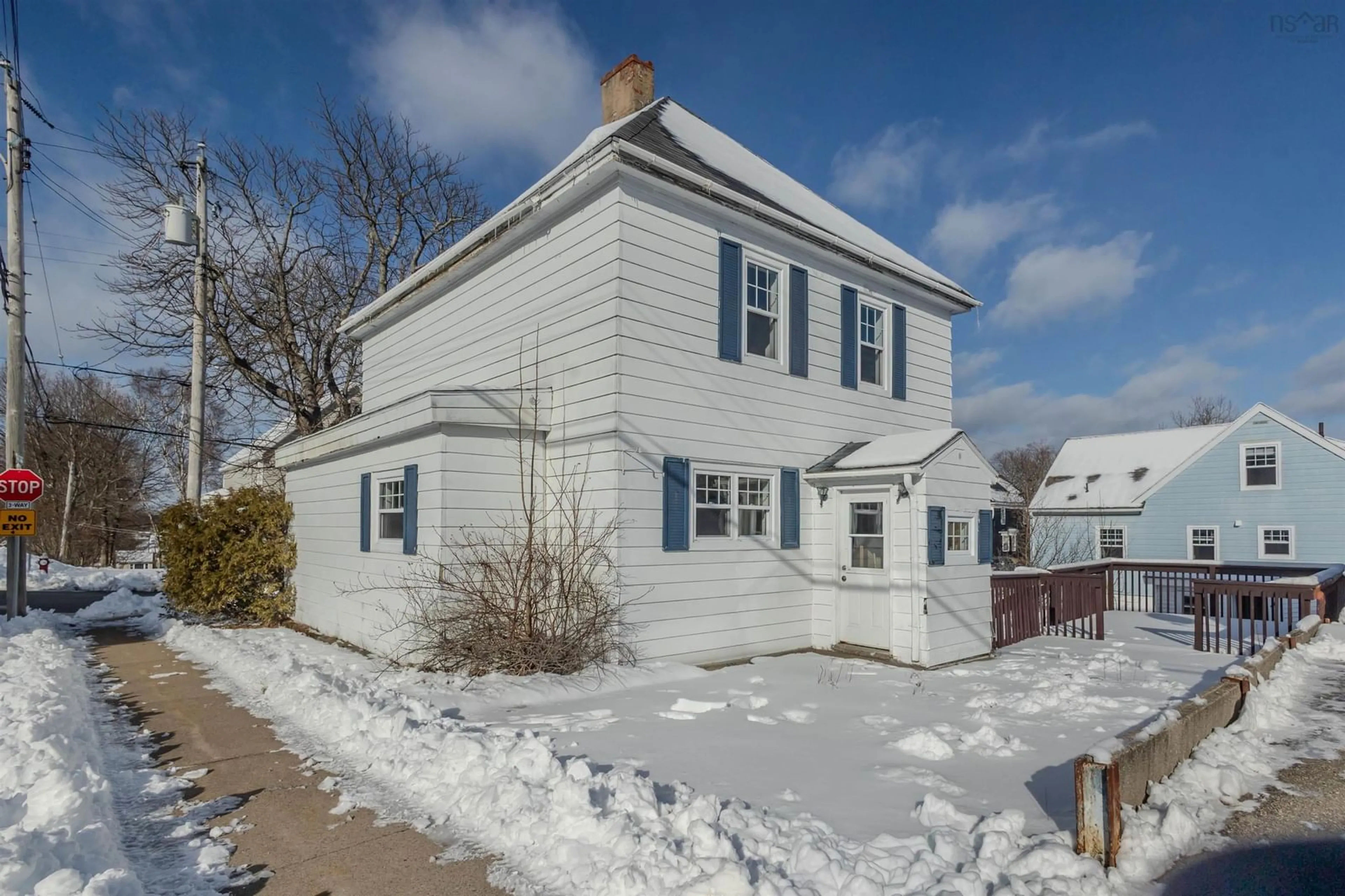 A pic from outside/outdoor area/front of a property/back of a property/a pic from drone, street for 61 Leonard St, Sydney Nova Scotia B1S 2T6