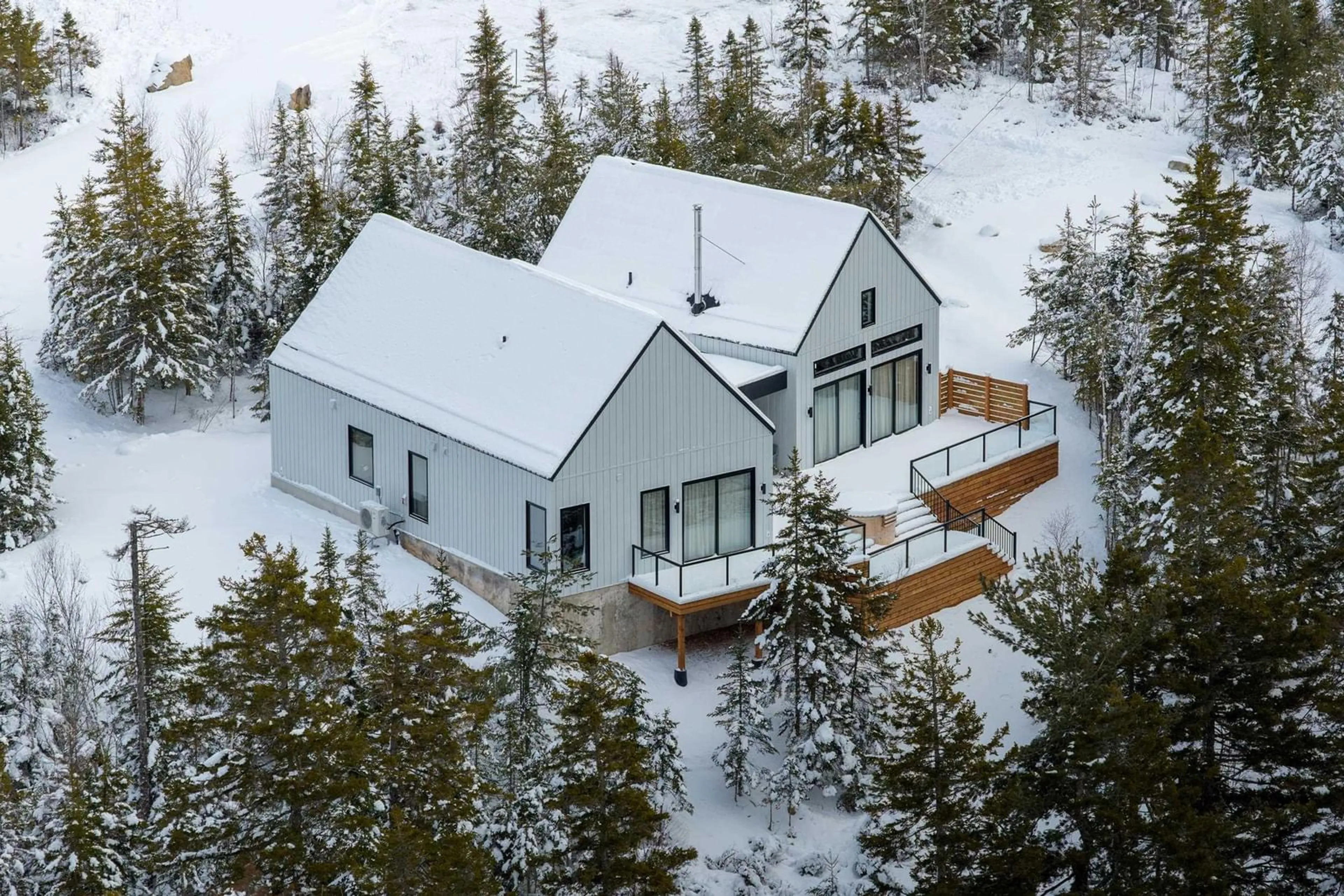 A pic from outside/outdoor area/front of a property/back of a property/a pic from drone, mountain view for 369 Meek Arm Trail, Mount Uniacke Nova Scotia B0N 1Z0