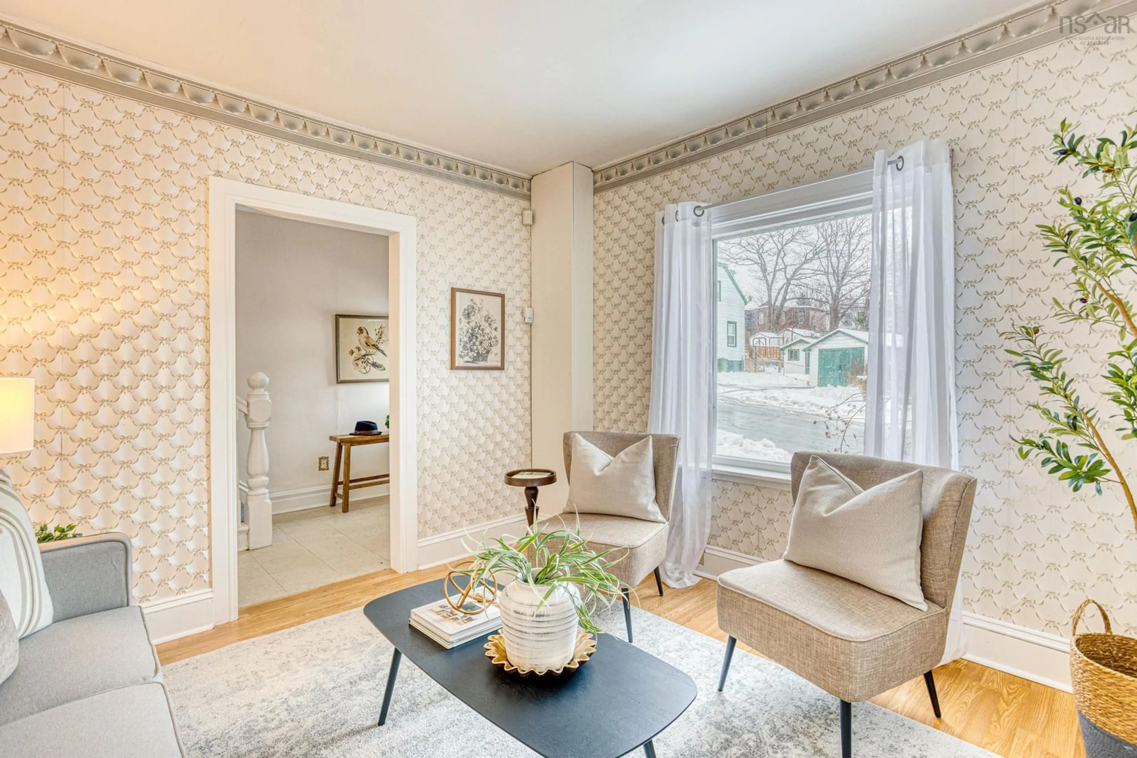 Living room with furniture, unknown for 11 Maynard St, Dartmouth Nova Scotia B2Y 1V8