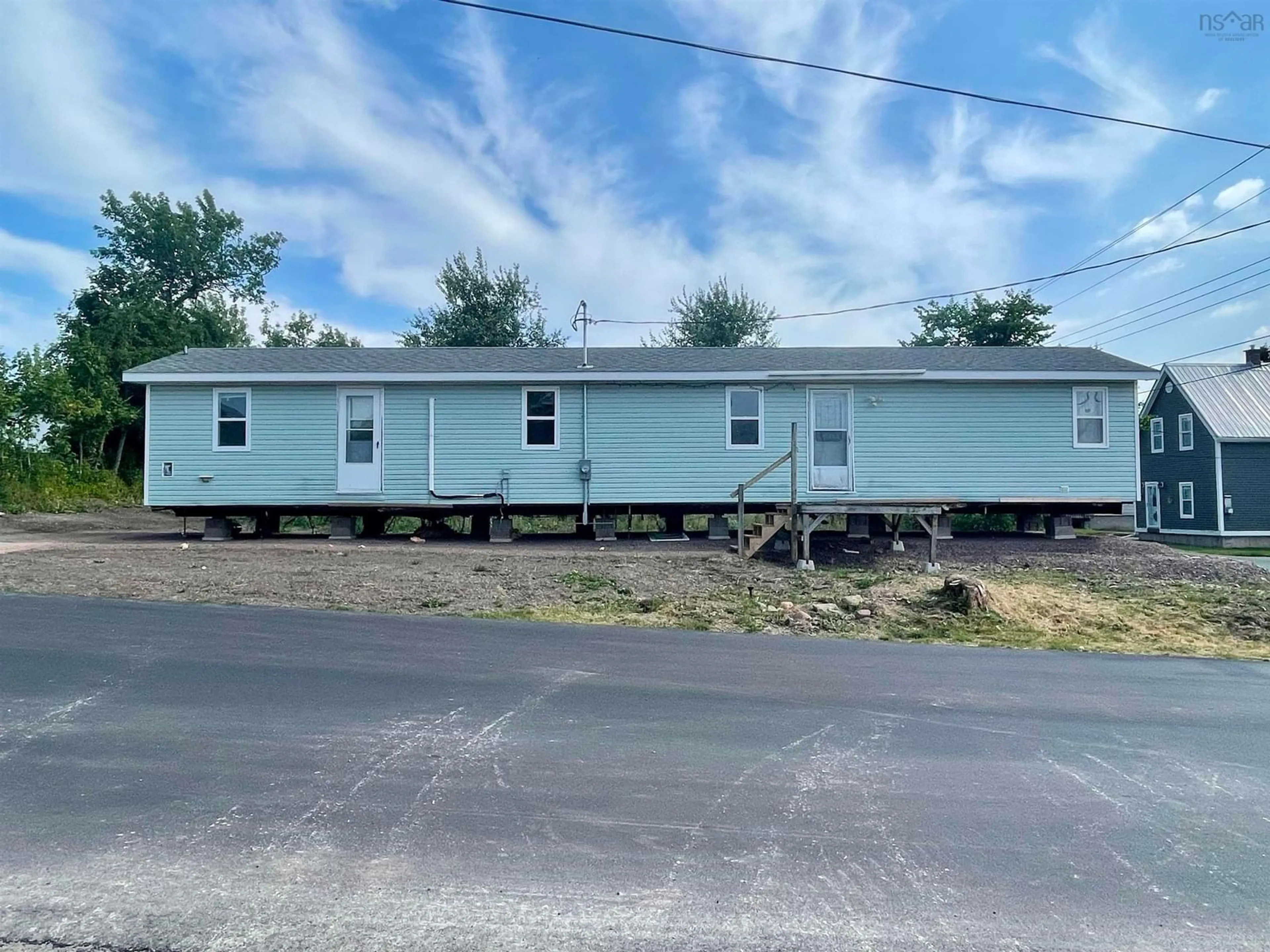 Home with vinyl exterior material, street for 44 Chapel St, Springhill Nova Scotia B0M 1X0