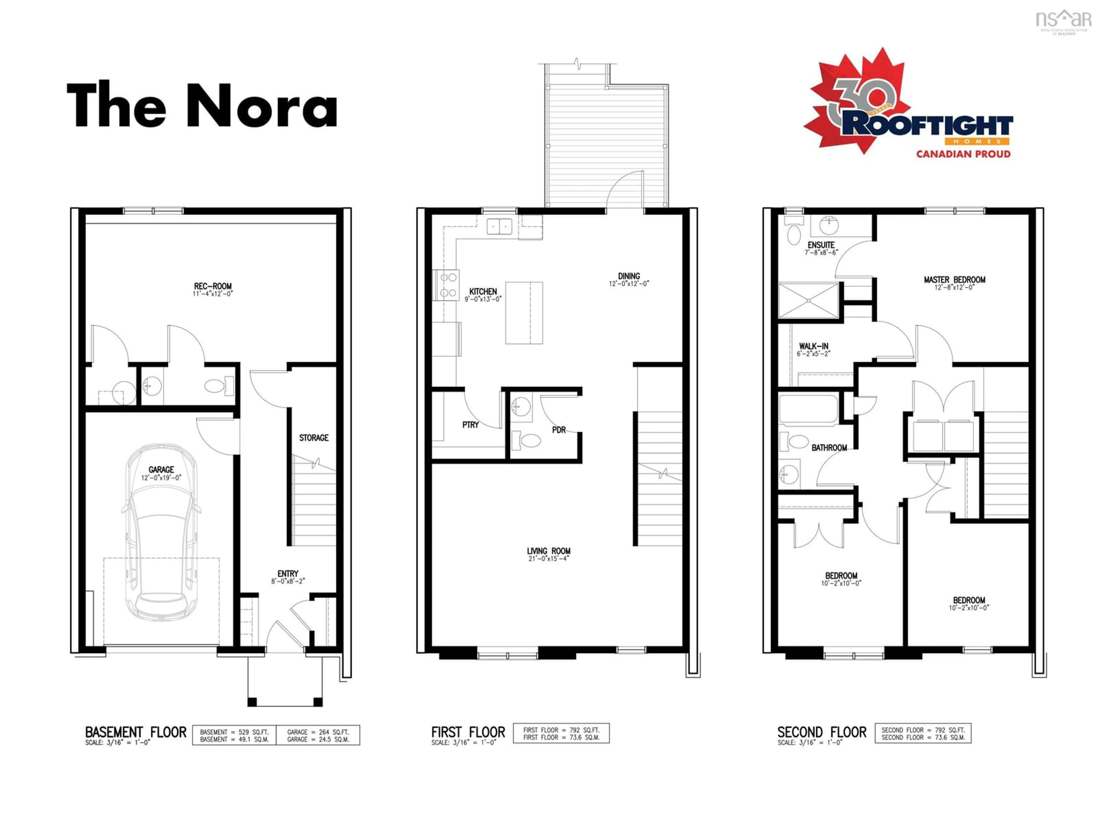 Floor plan for PUN-68B Puncheon Way, Bedford Nova Scotia B4B 2L1