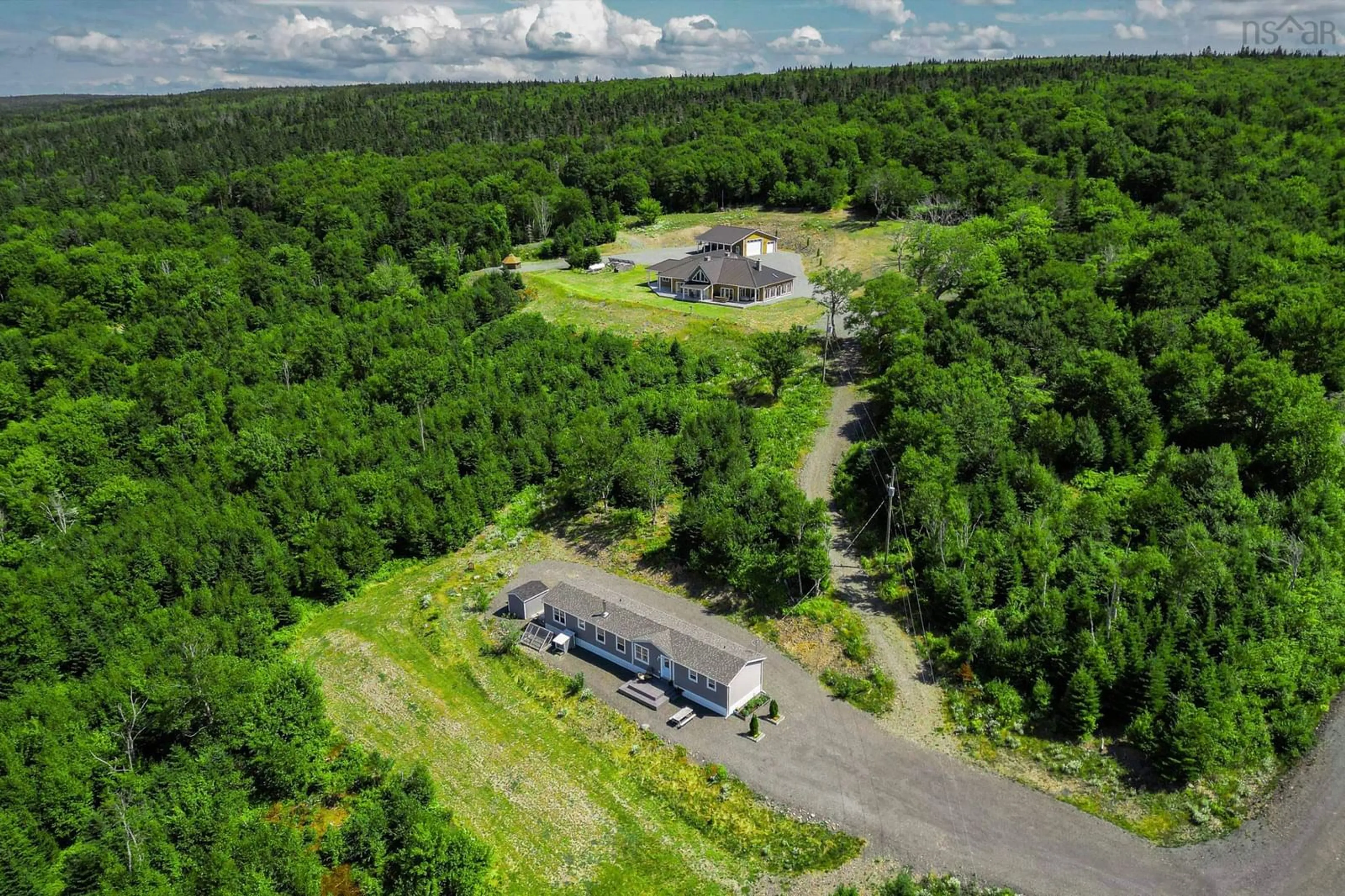 A pic from outside/outdoor area/front of a property/back of a property/a pic from drone, unknown for 11 and 23 Golden View Drive, St George's Channel Nova Scotia B0E 3K0