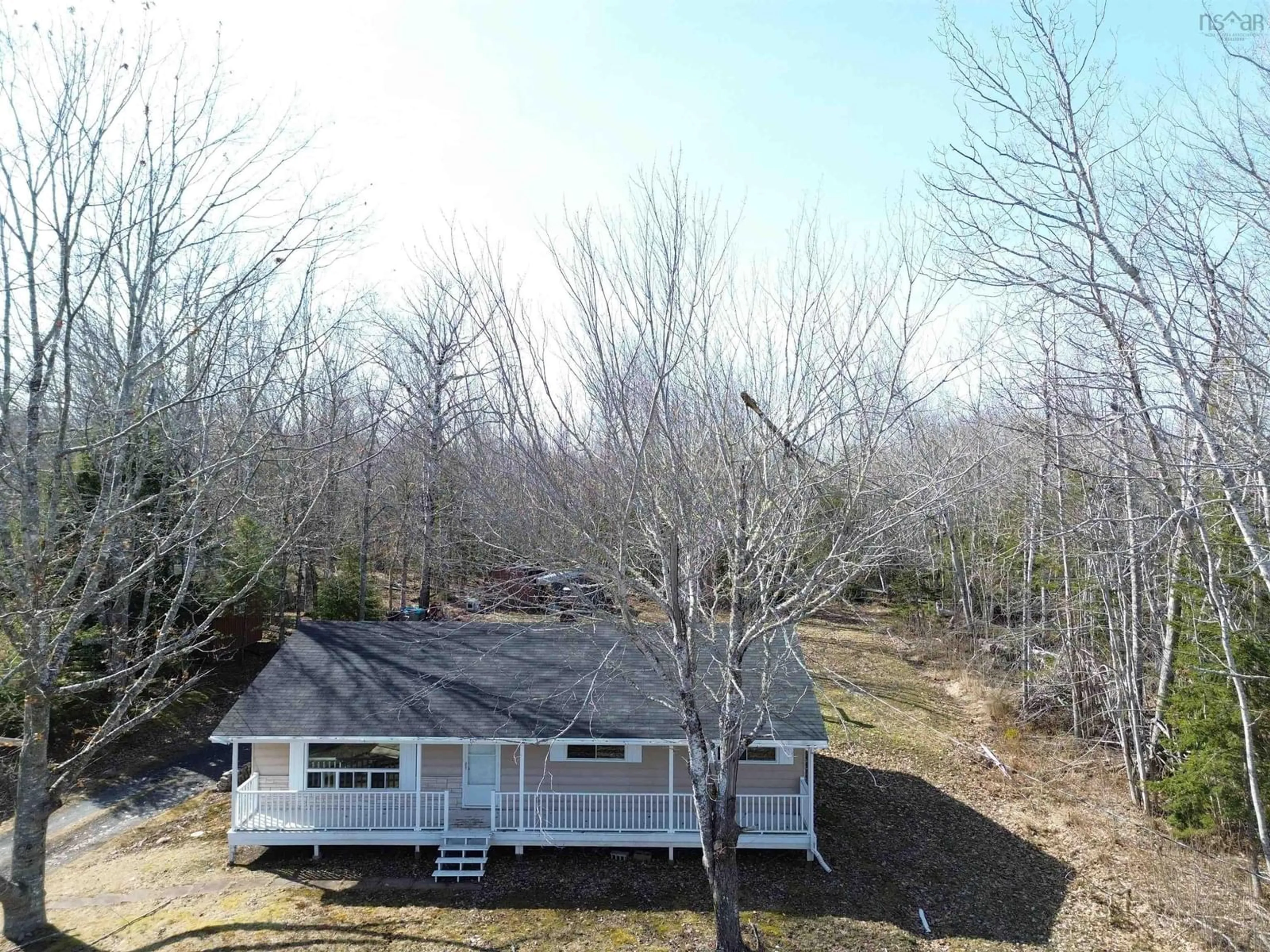 A pic from outside/outdoor area/front of a property/back of a property/a pic from drone, unknown for 1005 Alma Road, Sylvester Nova Scotia B0K 1A0
